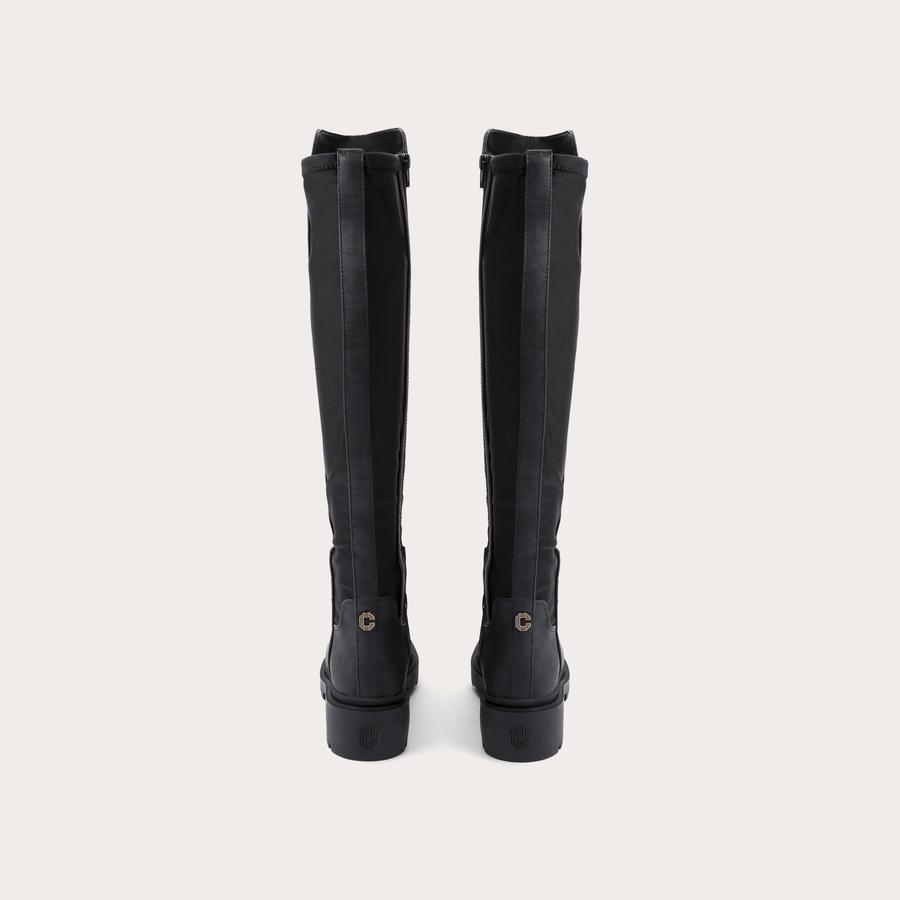 DASH 50 50 HIGH Black Knee High Boot by CARVELA