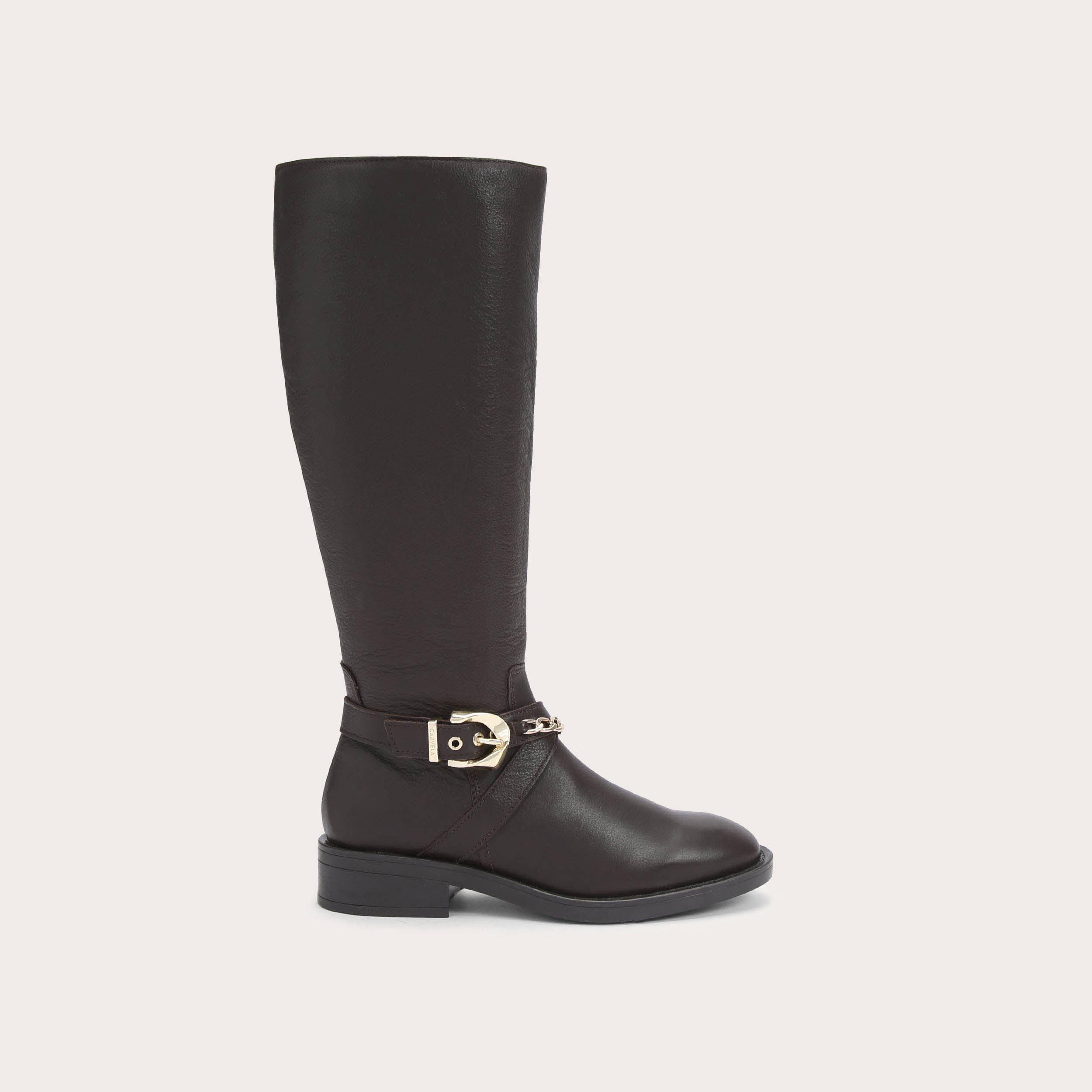 carvela RIDER HIGH Brown Leather High Leg Ankle Boot by CARVELA