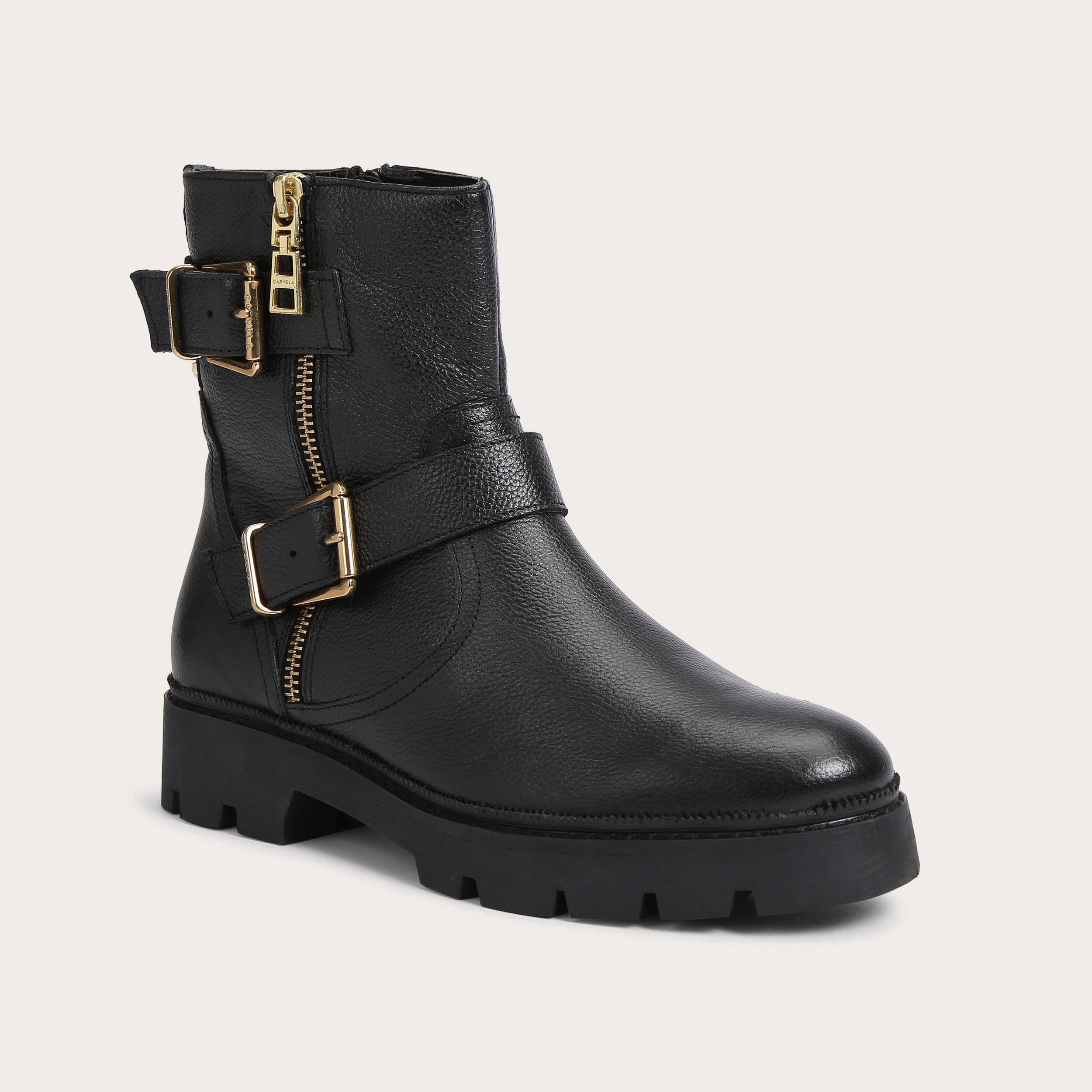 carvela strap biker boots