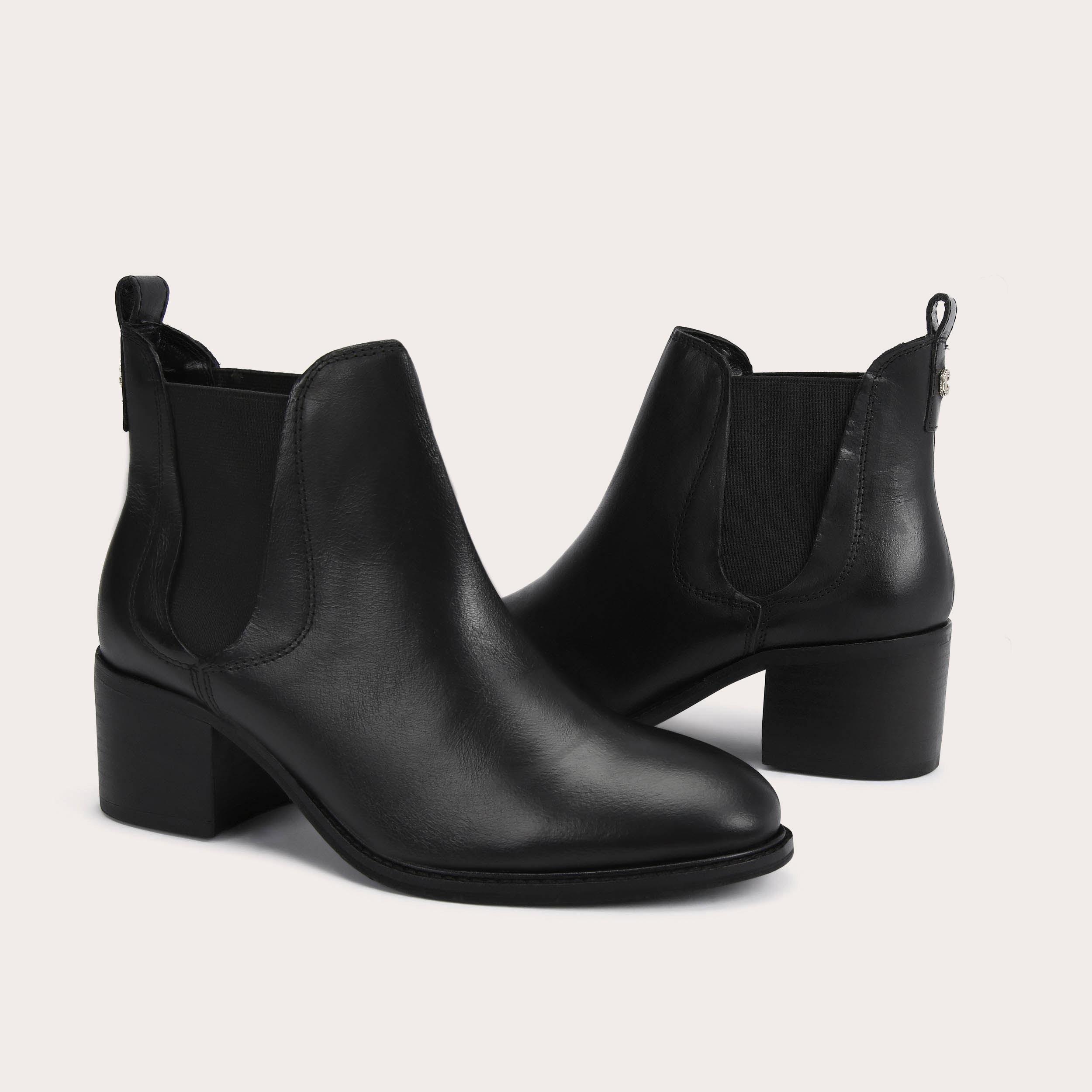 RONALD 2 Black Leather Ankle Boot by CARVELA COMFORT