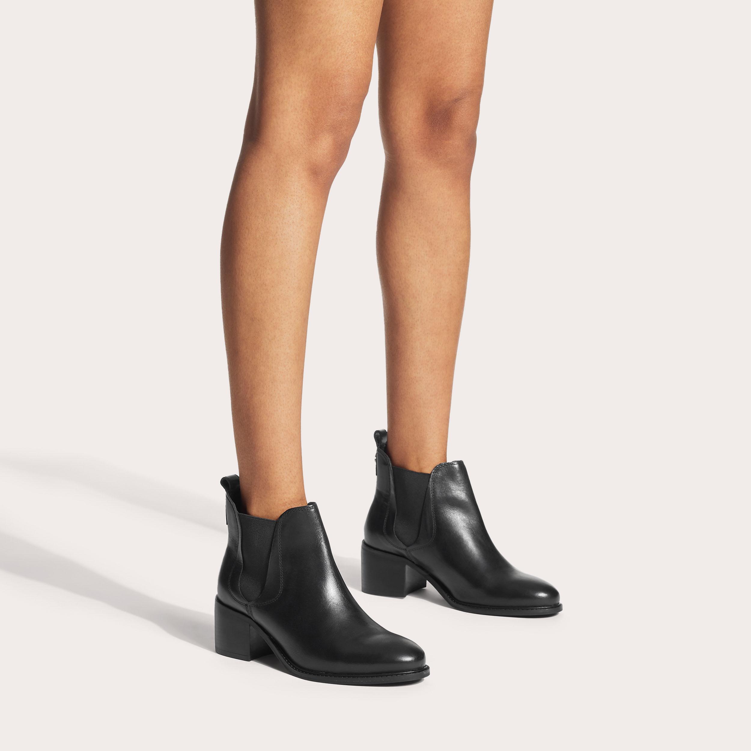 RONALD 2 Black Leather Ankle Boot by CARVELA COMFORT