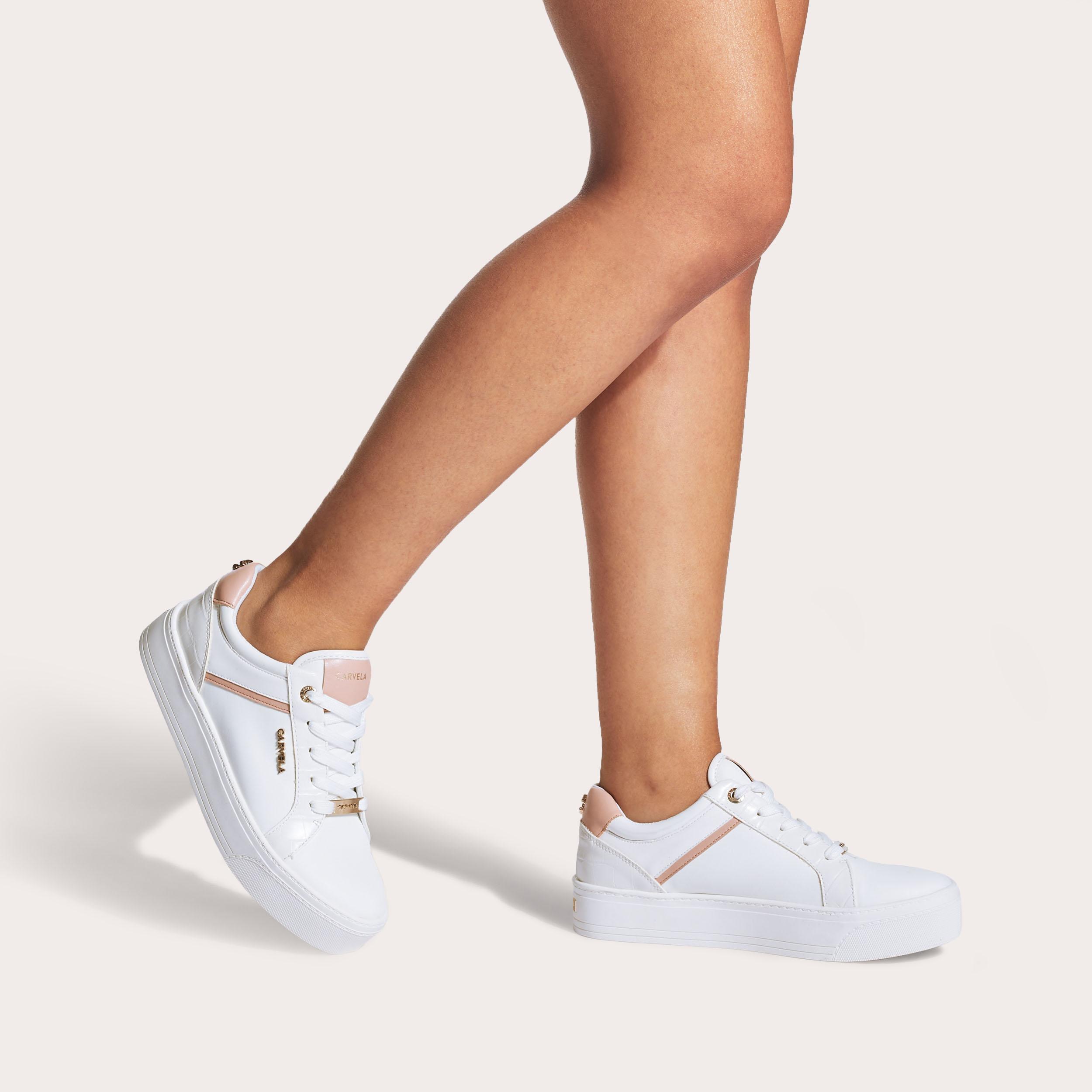 carvela low top trainers