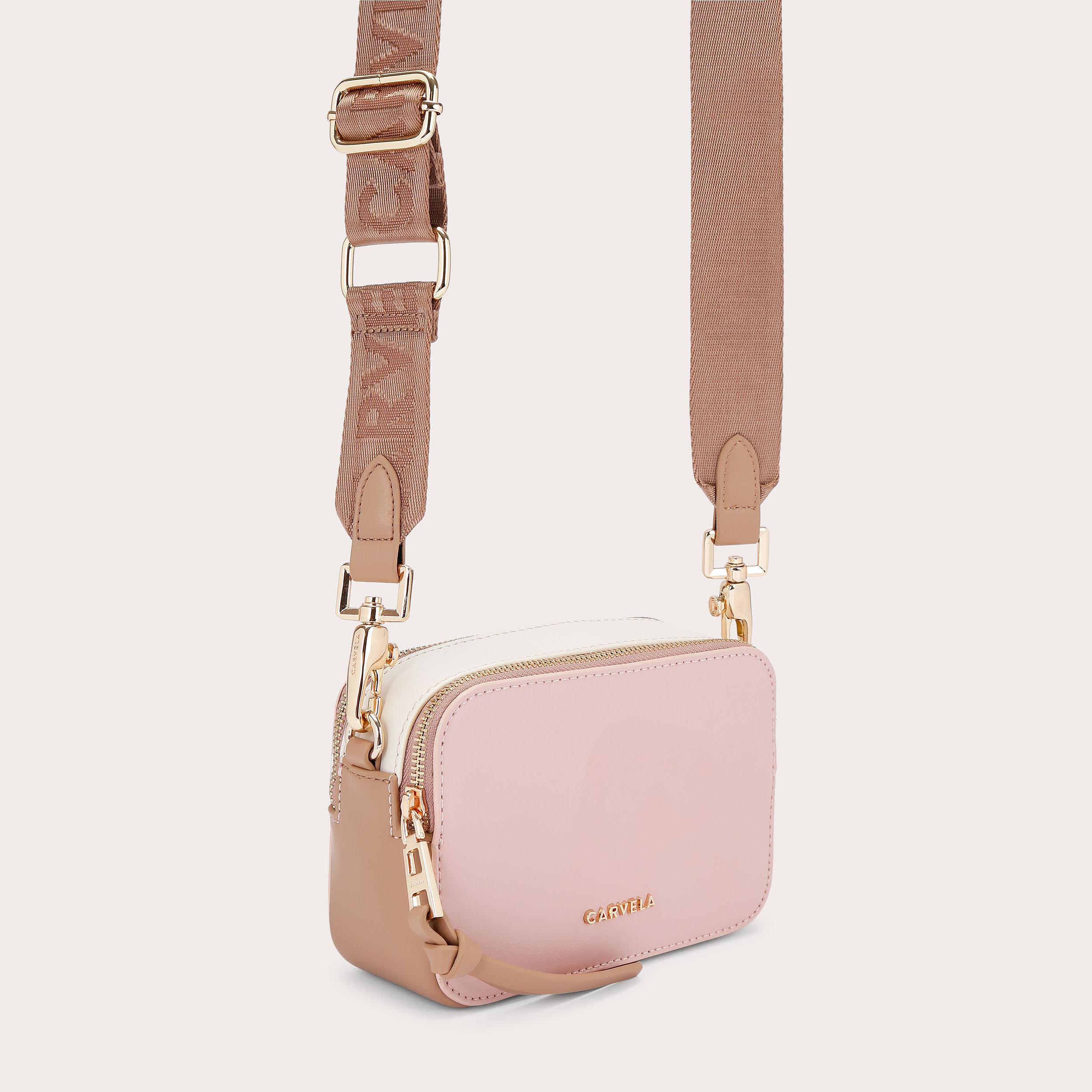 ICON MINI X BODY Blush Cross Body Bag by CARVELA