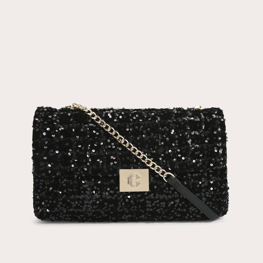 Orders black sequin bag