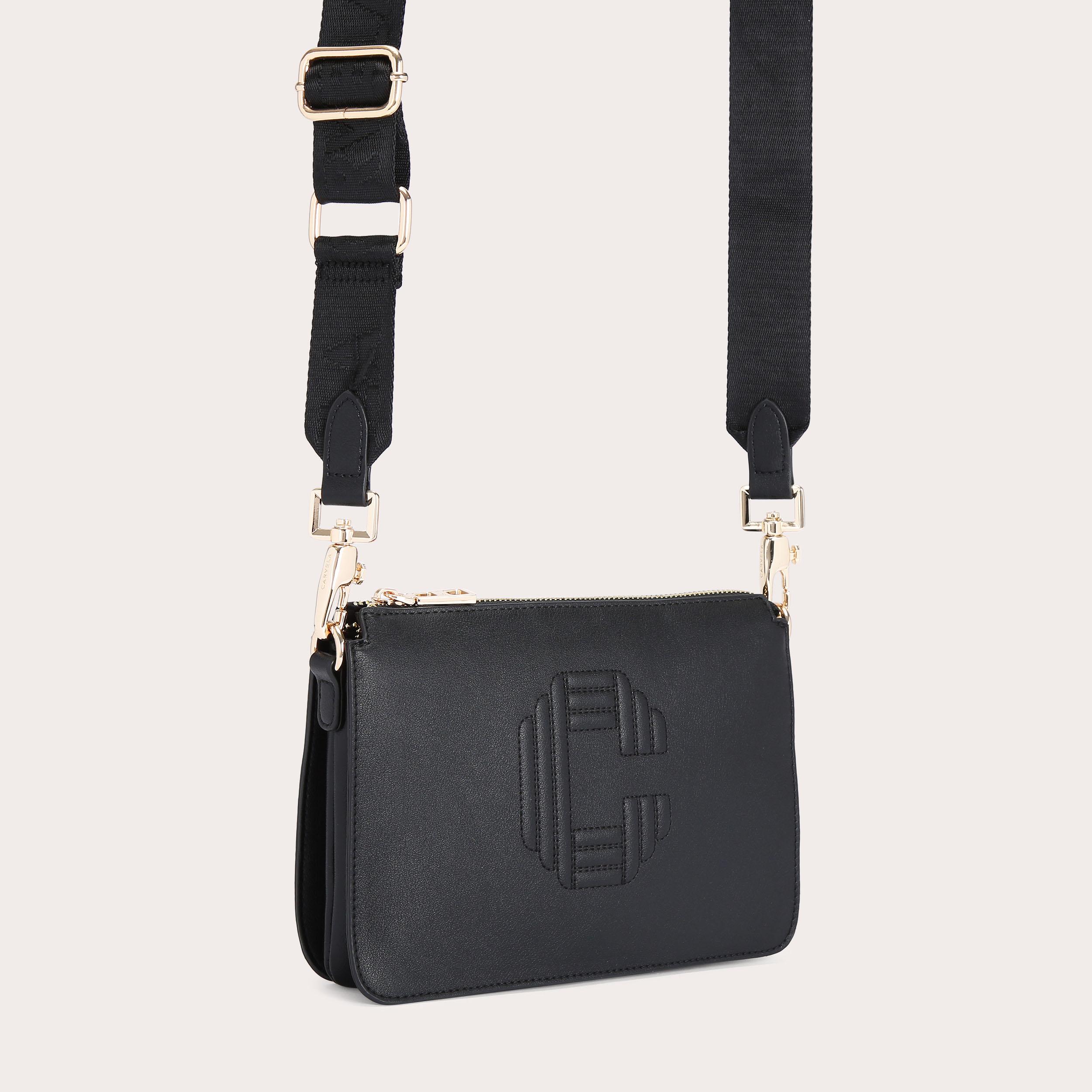 Carvela black shoulder discount bag