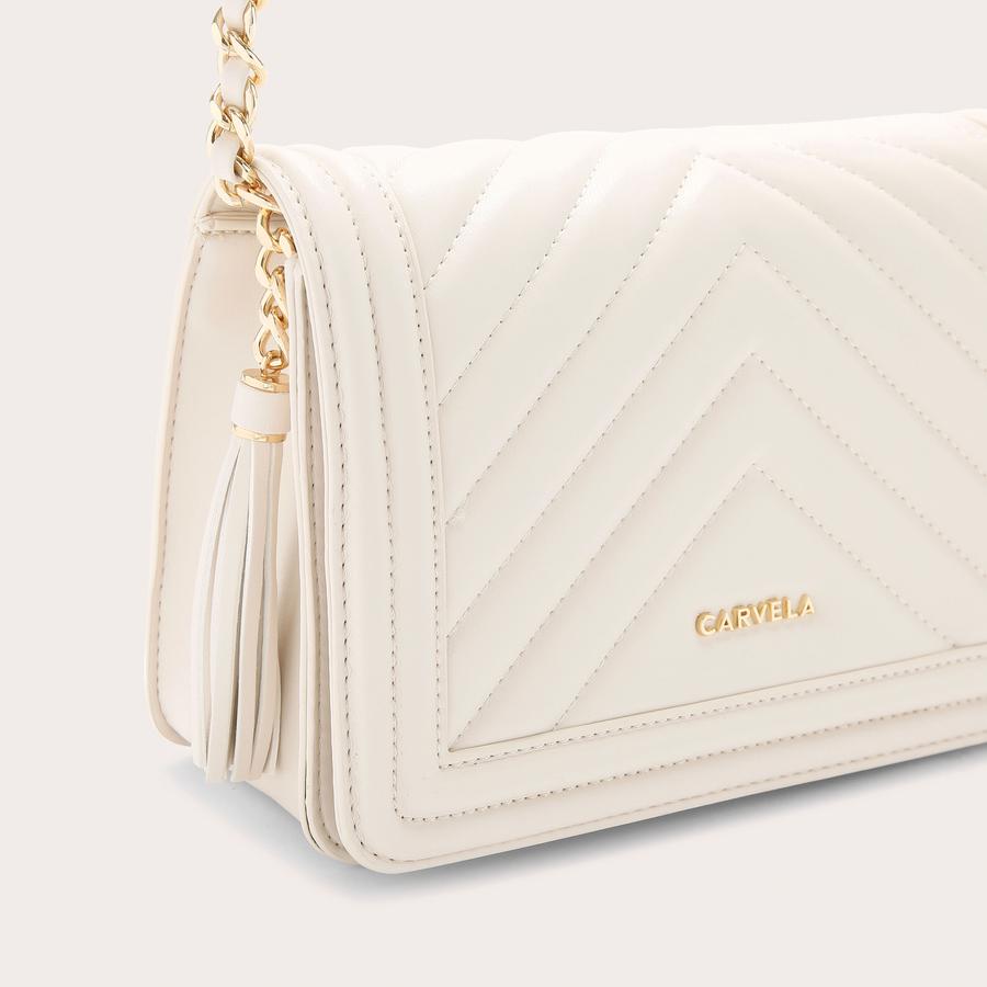 Carvela cream bag hot sale