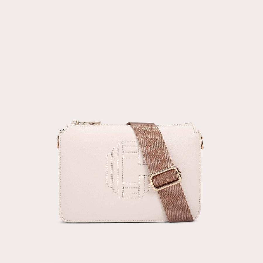 ICON TRIPLE Bone Cross Body Bag by CARVELA