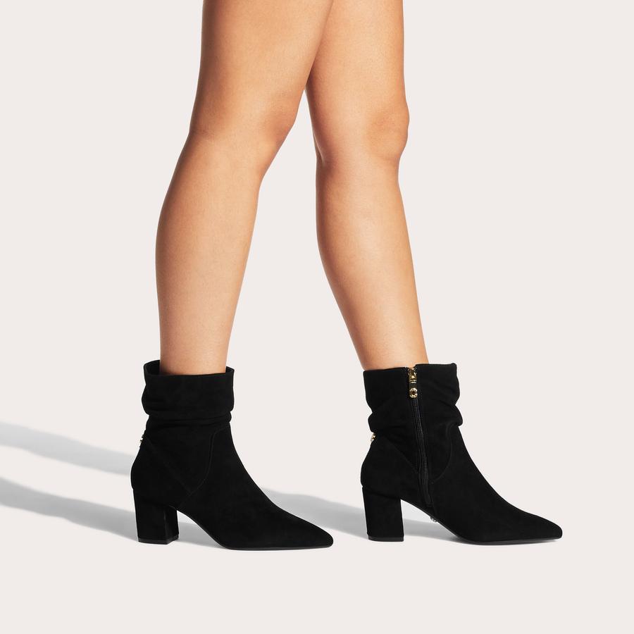 Slouch block heel boots online