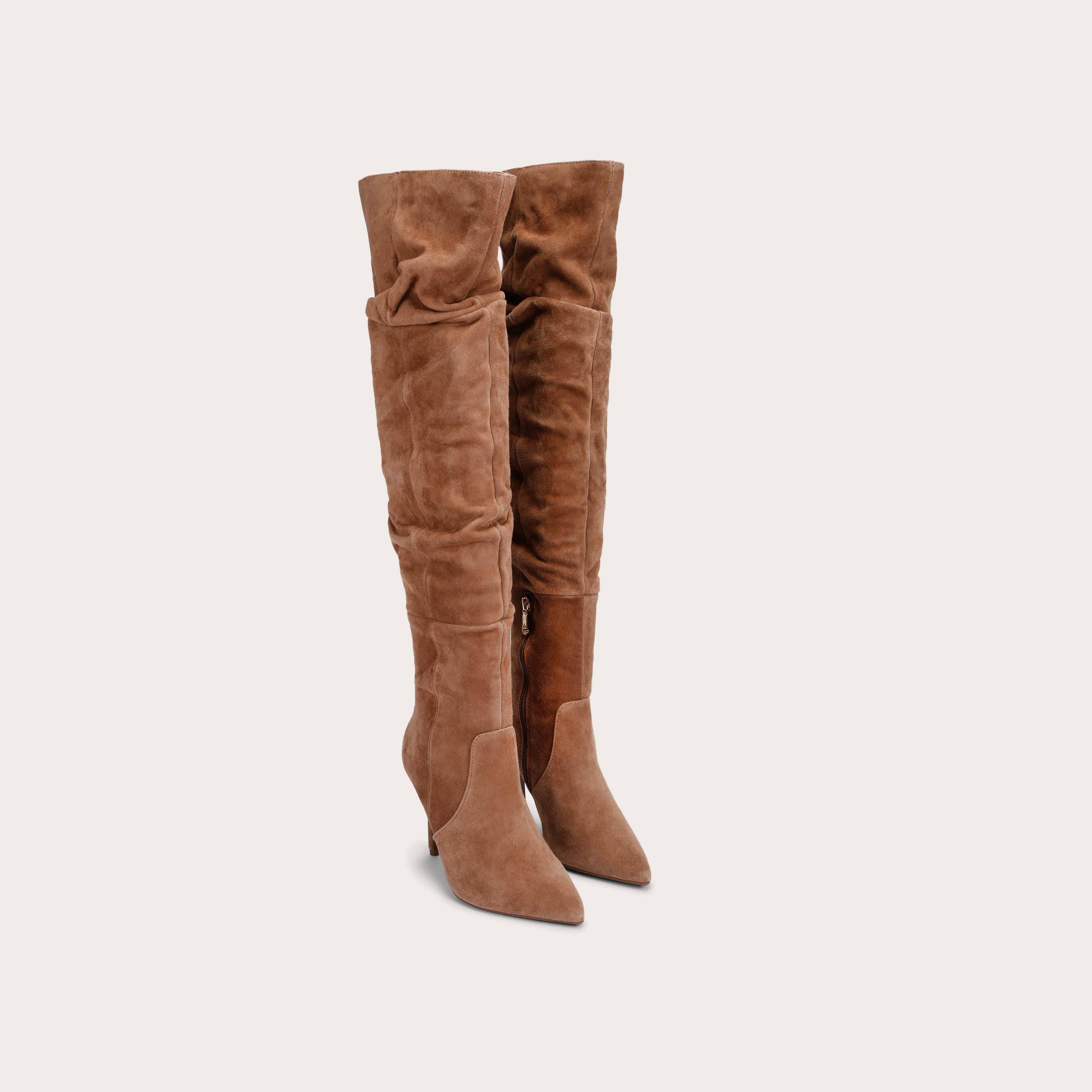 Carvela tan clearance knee high boots