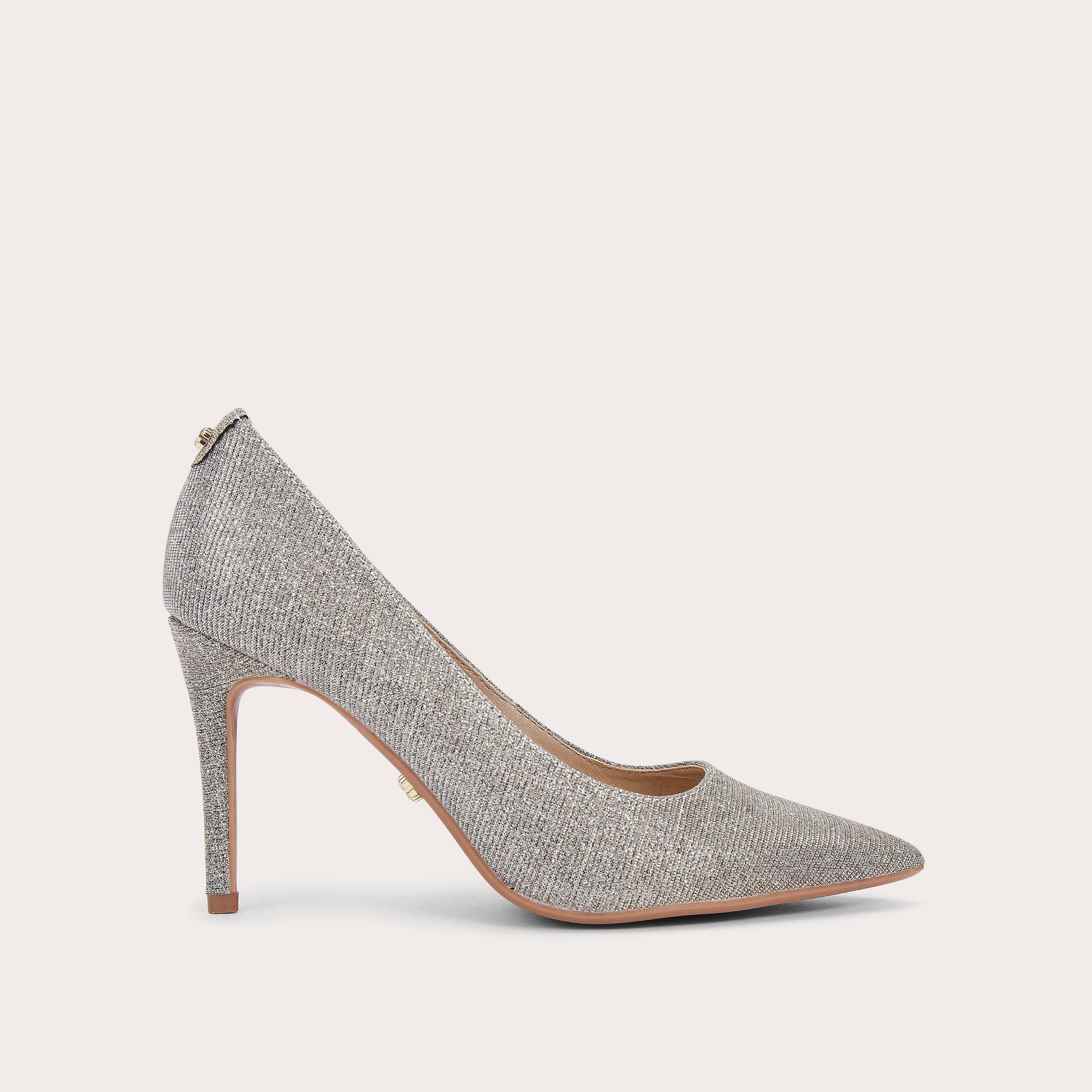 Silver glitter on sale court shoes uk