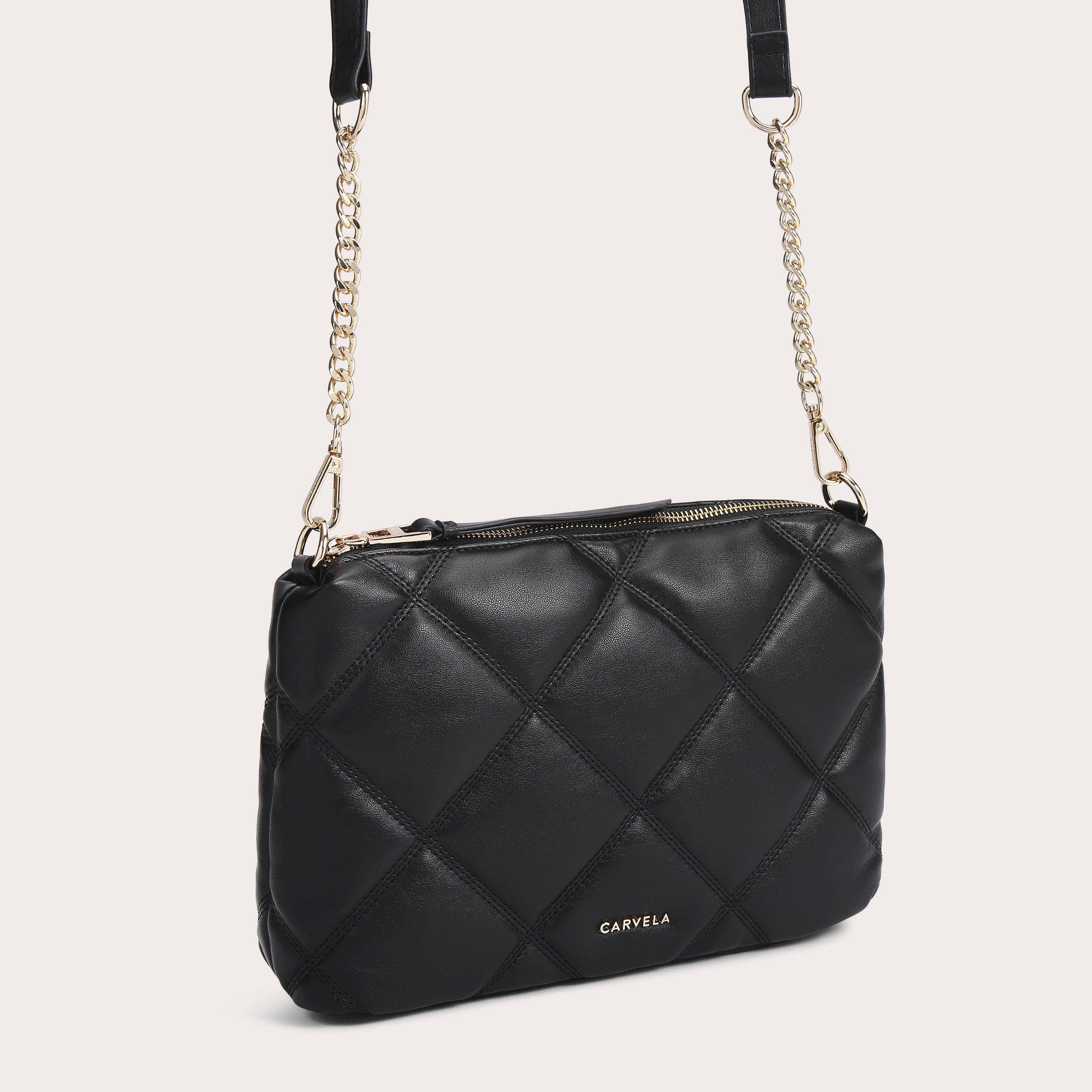 Carvela black quilted bag online