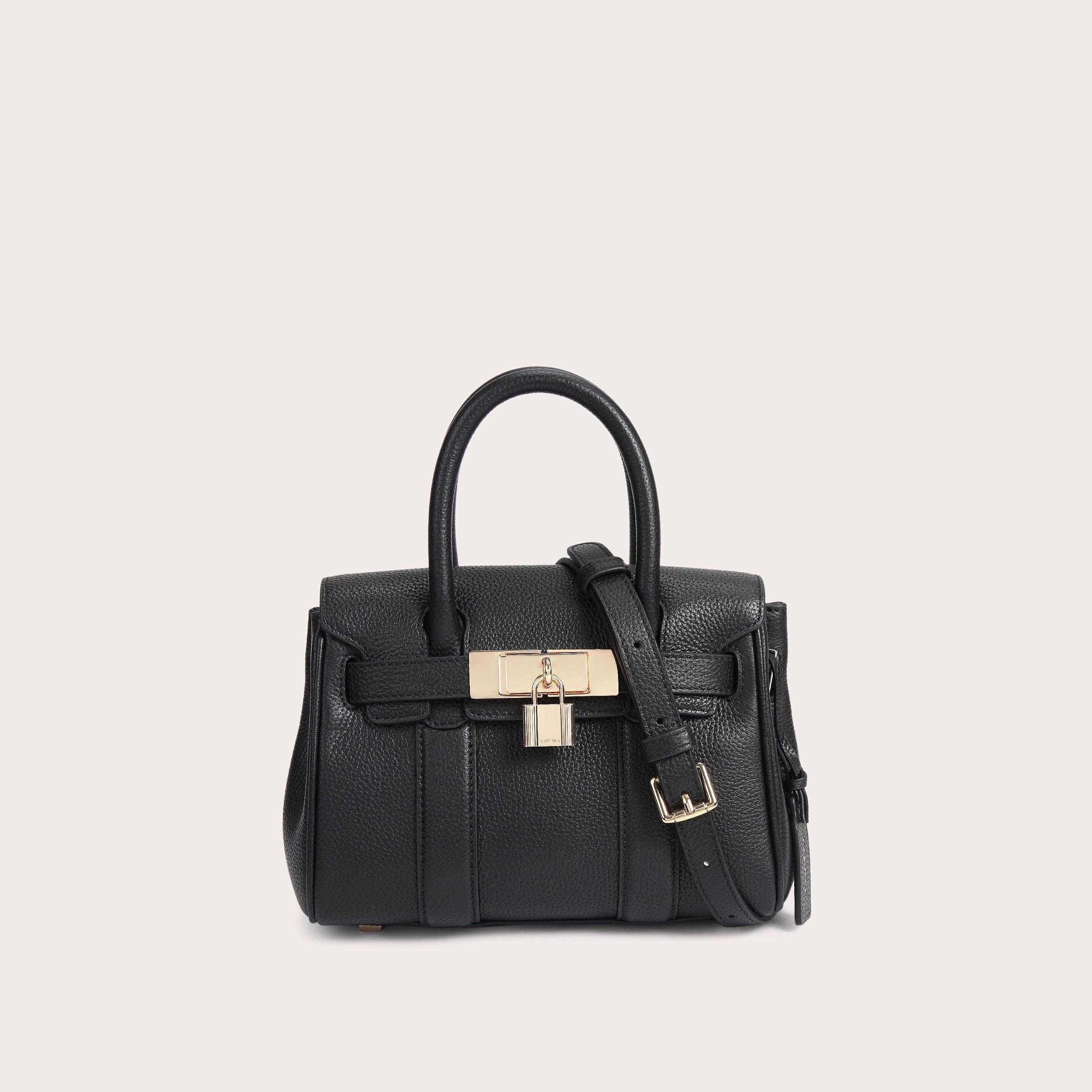 Carvela black mini tote bag online