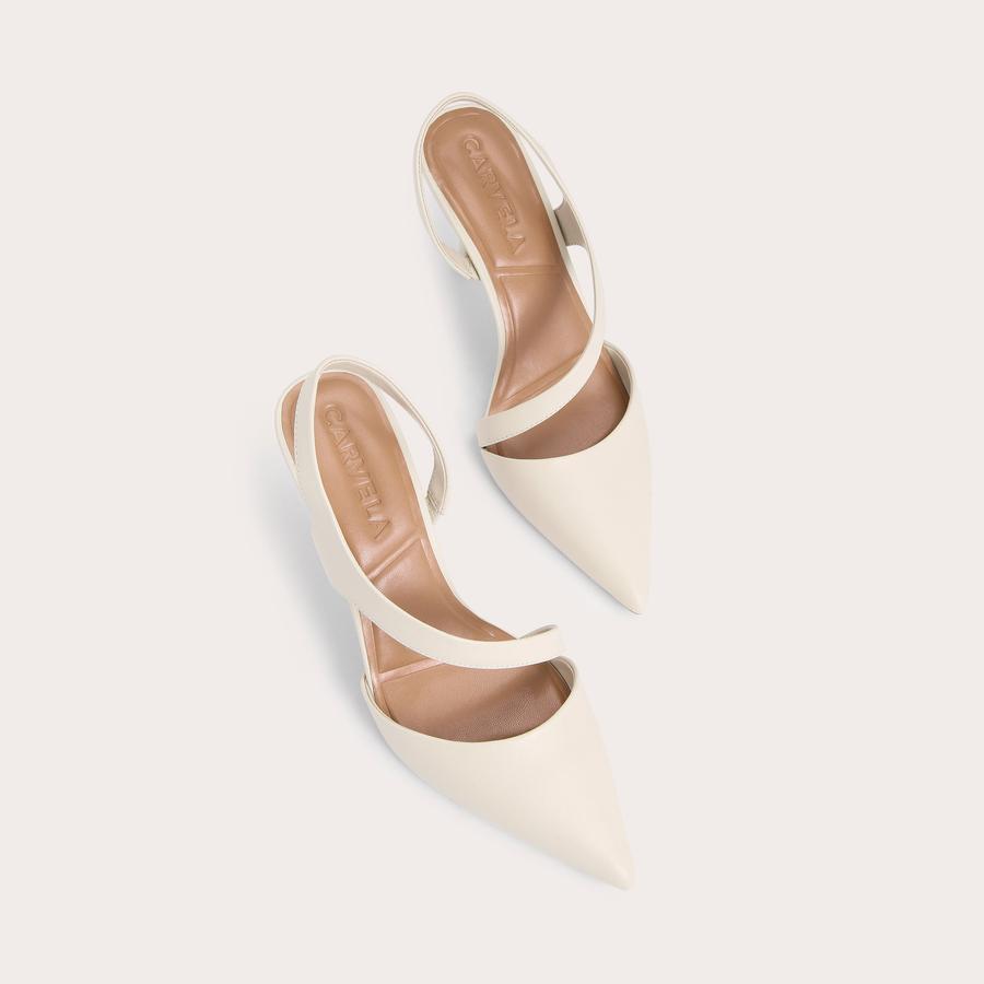 SYMMETRY COURT White Heels by CARVELA