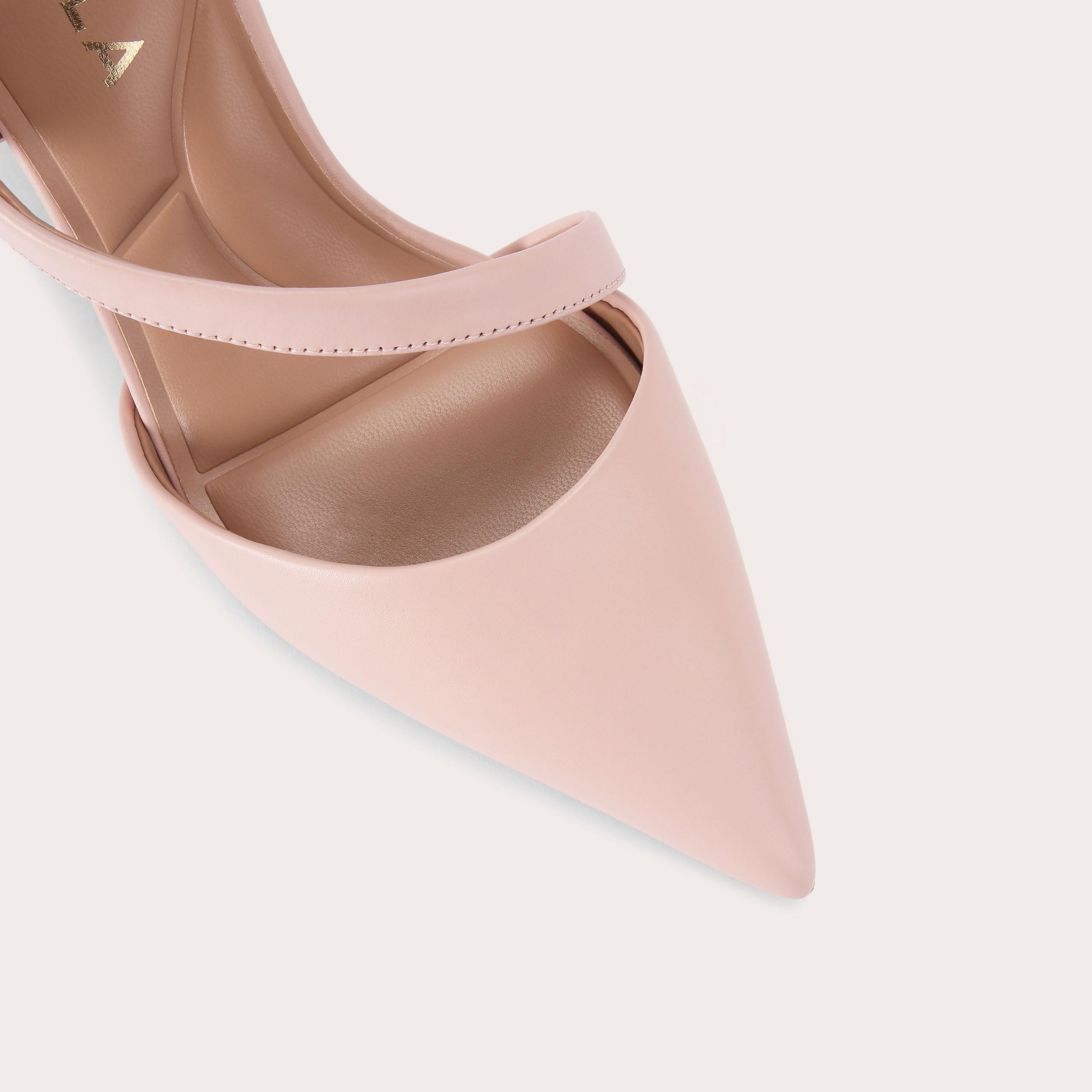 SYMMETRY COURT Pale Pink Leather Heels by CARVELA