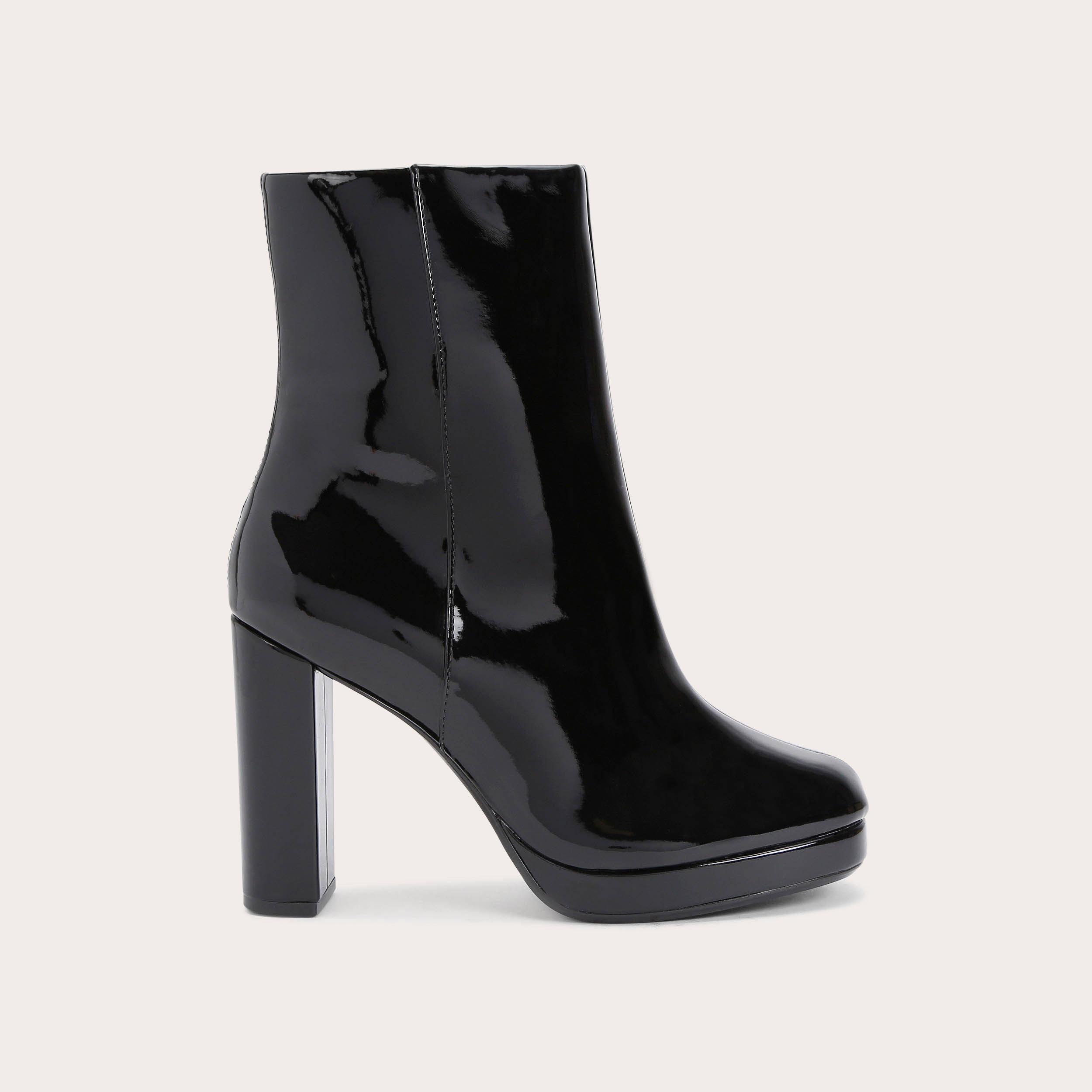 Carvela patent outlet boots