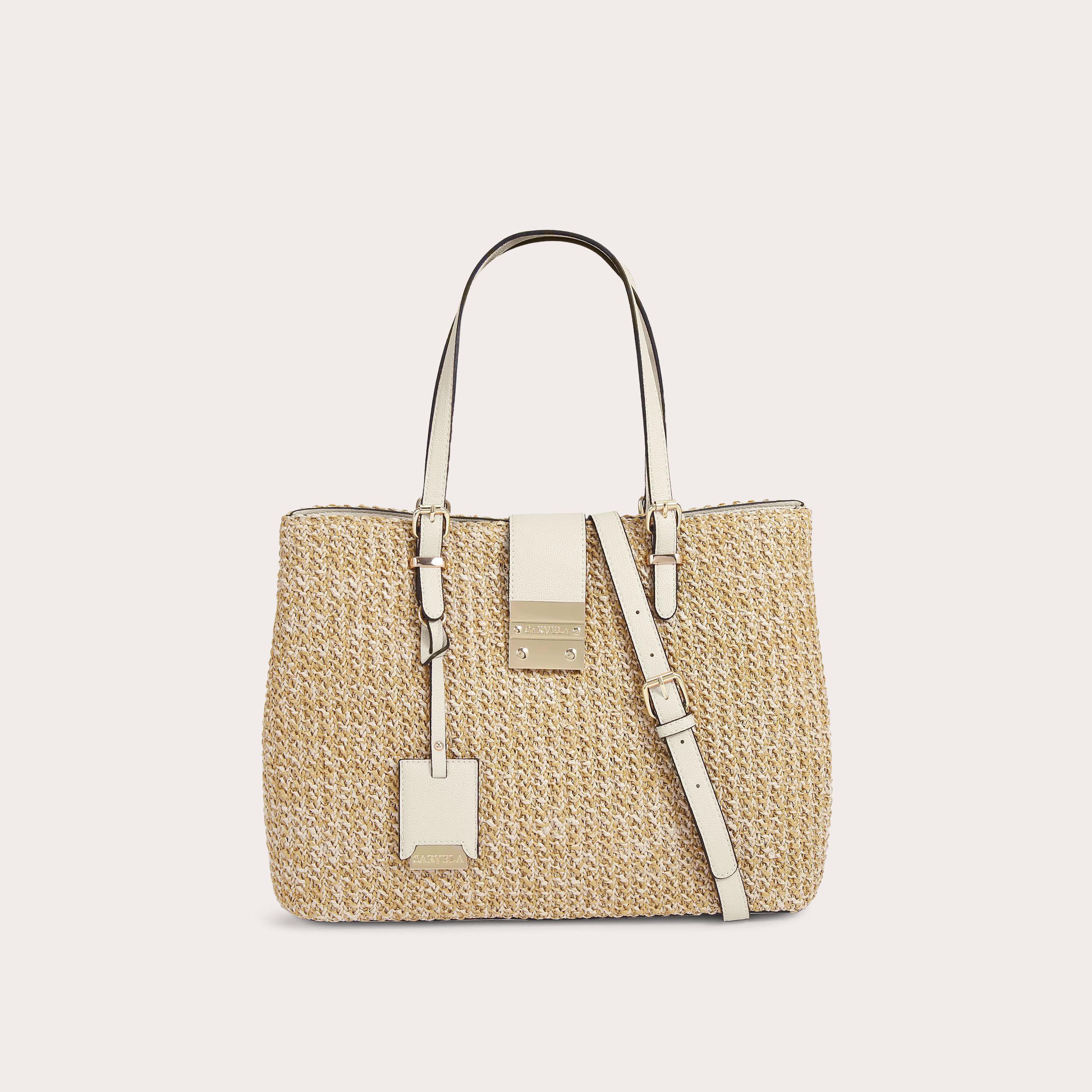 Carvela deals straw bag