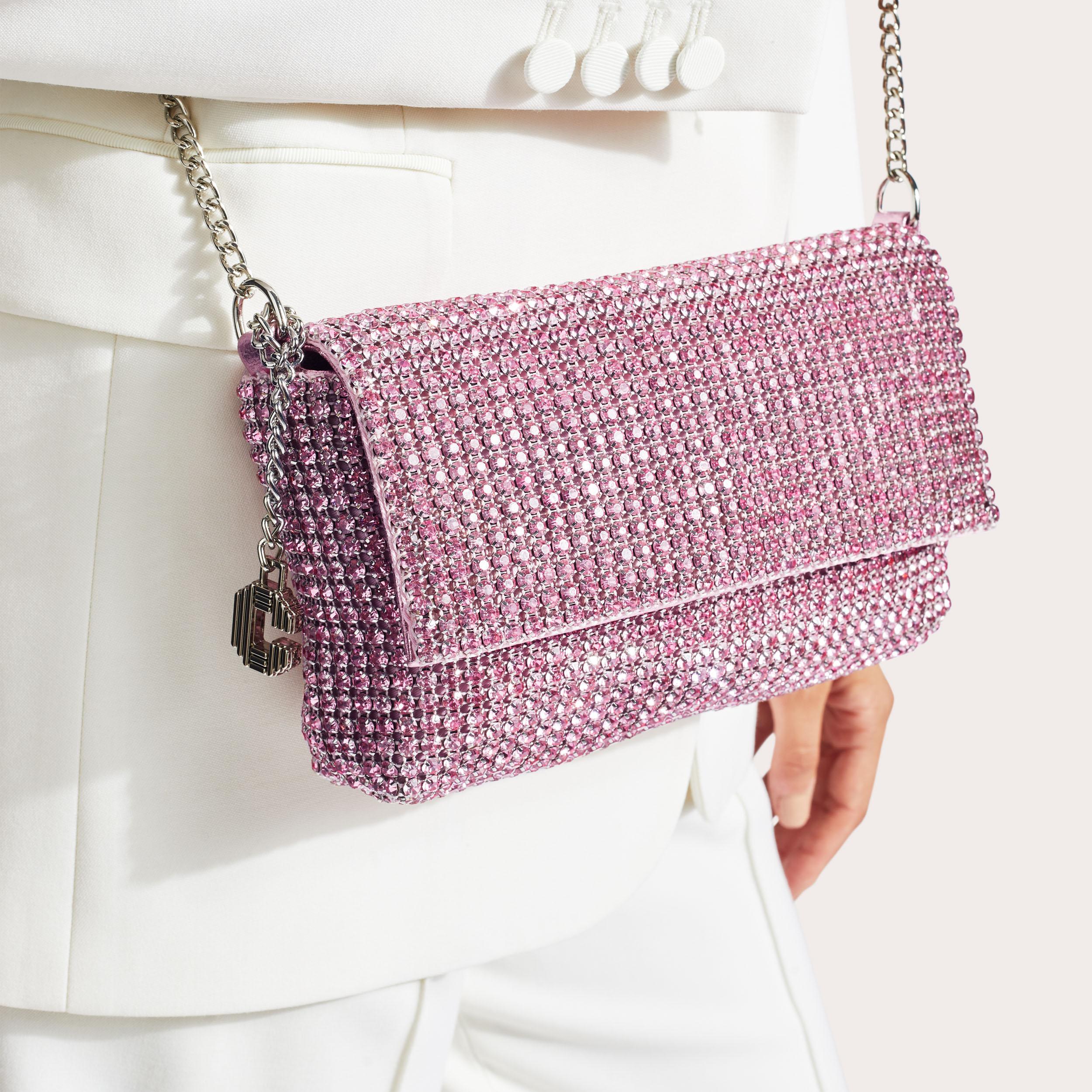 Carvela pink clutch bag hotsell