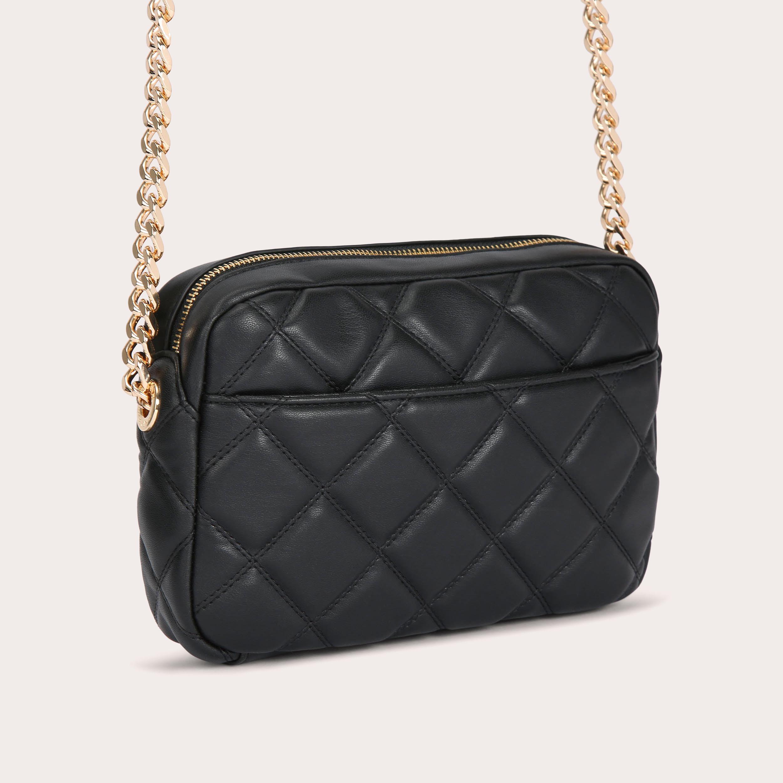 BLOOM QUILT X BODY Black Cross Body Bag by CARVELA