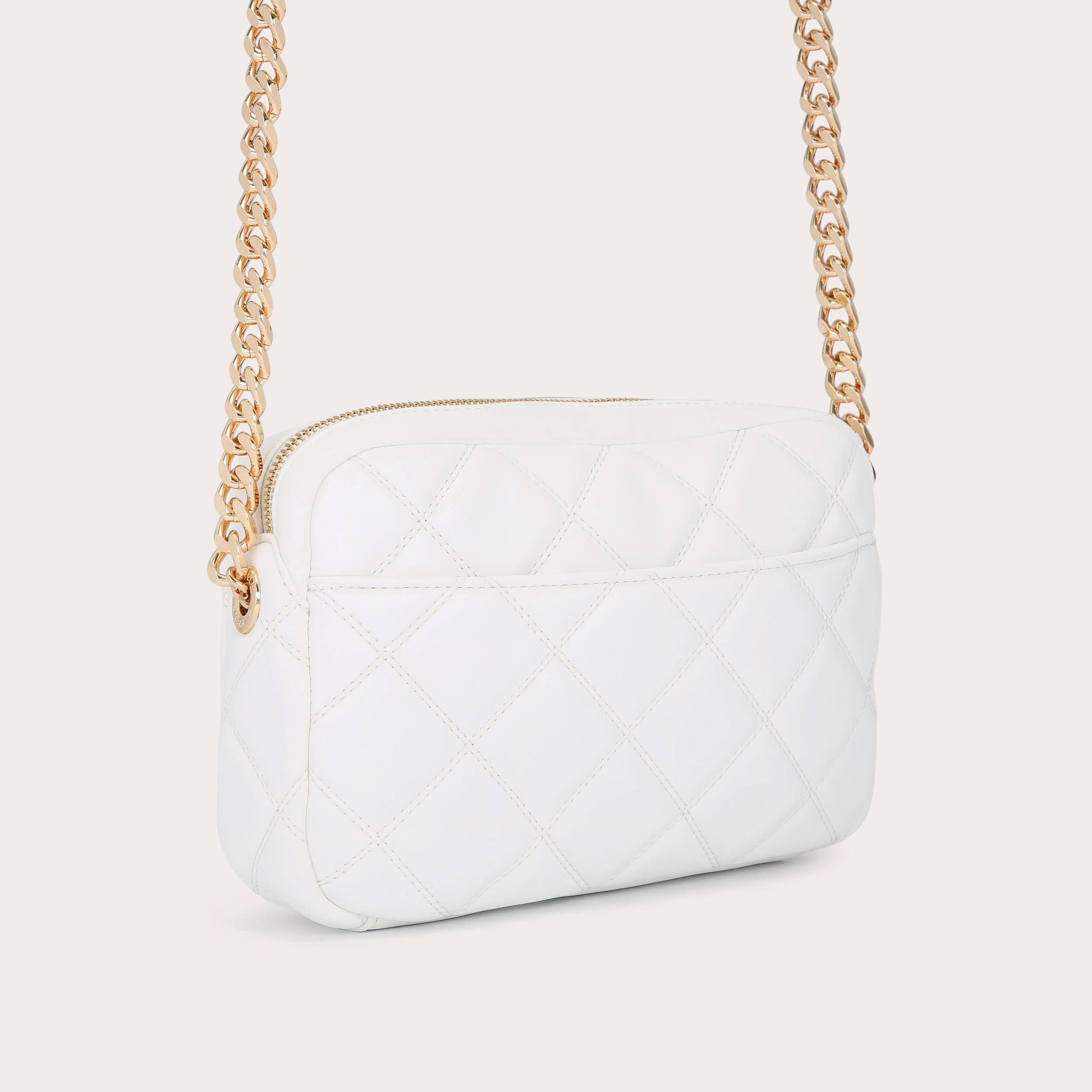 BLOOM QUILT X BODY White Cross Body Bag by CARVELA