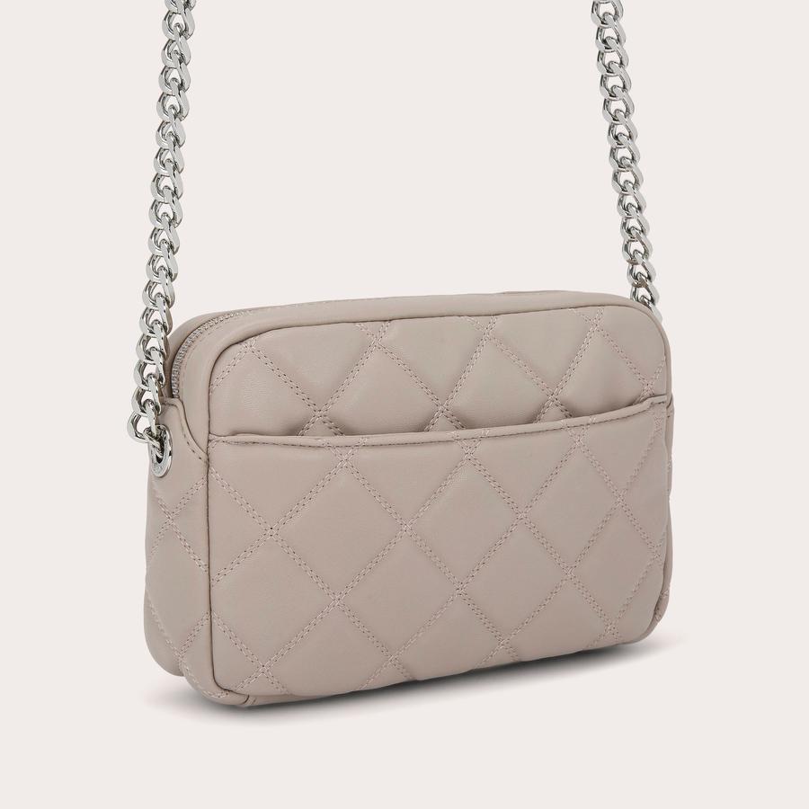 Tan quilted crossbody bag online