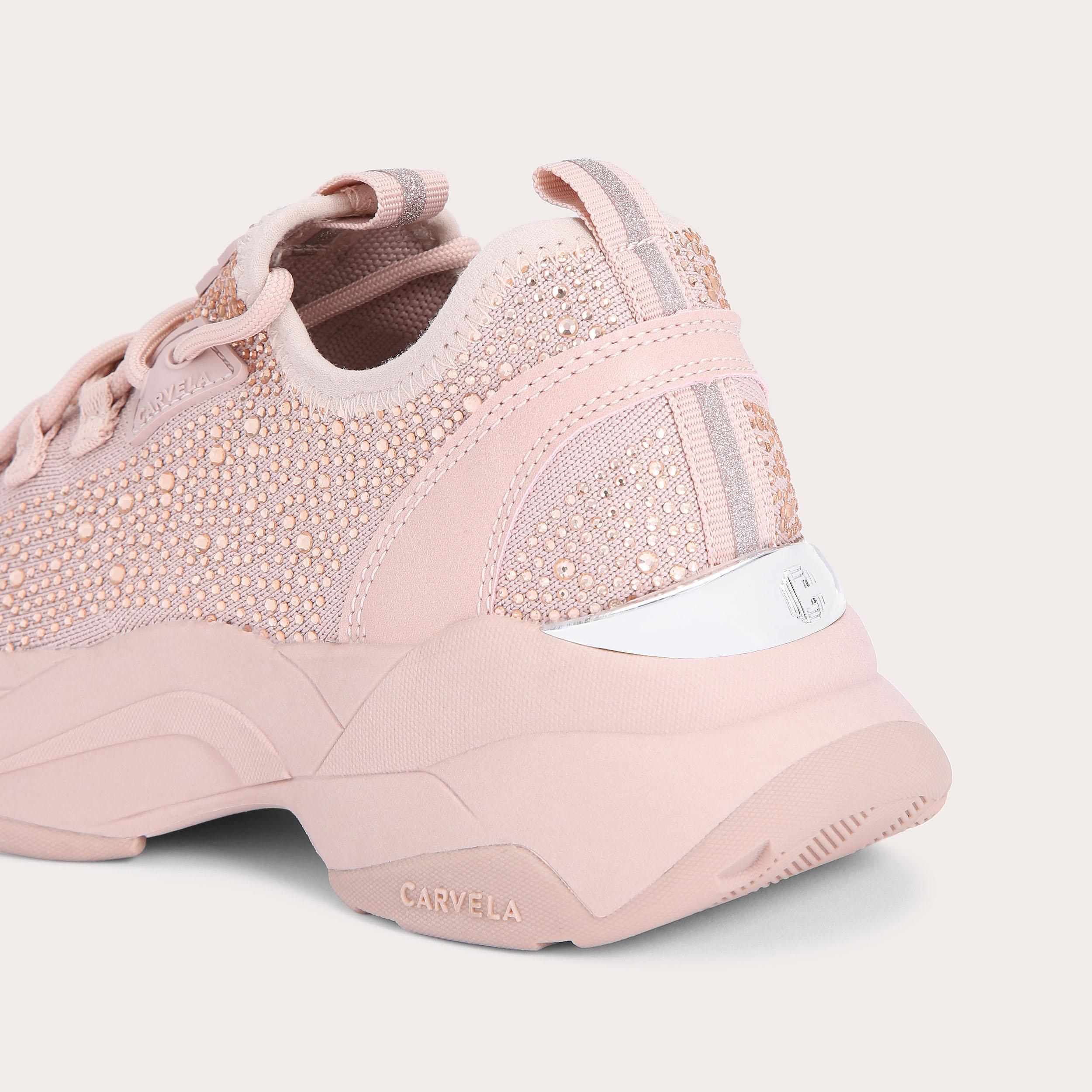 Pink carvela trainers online