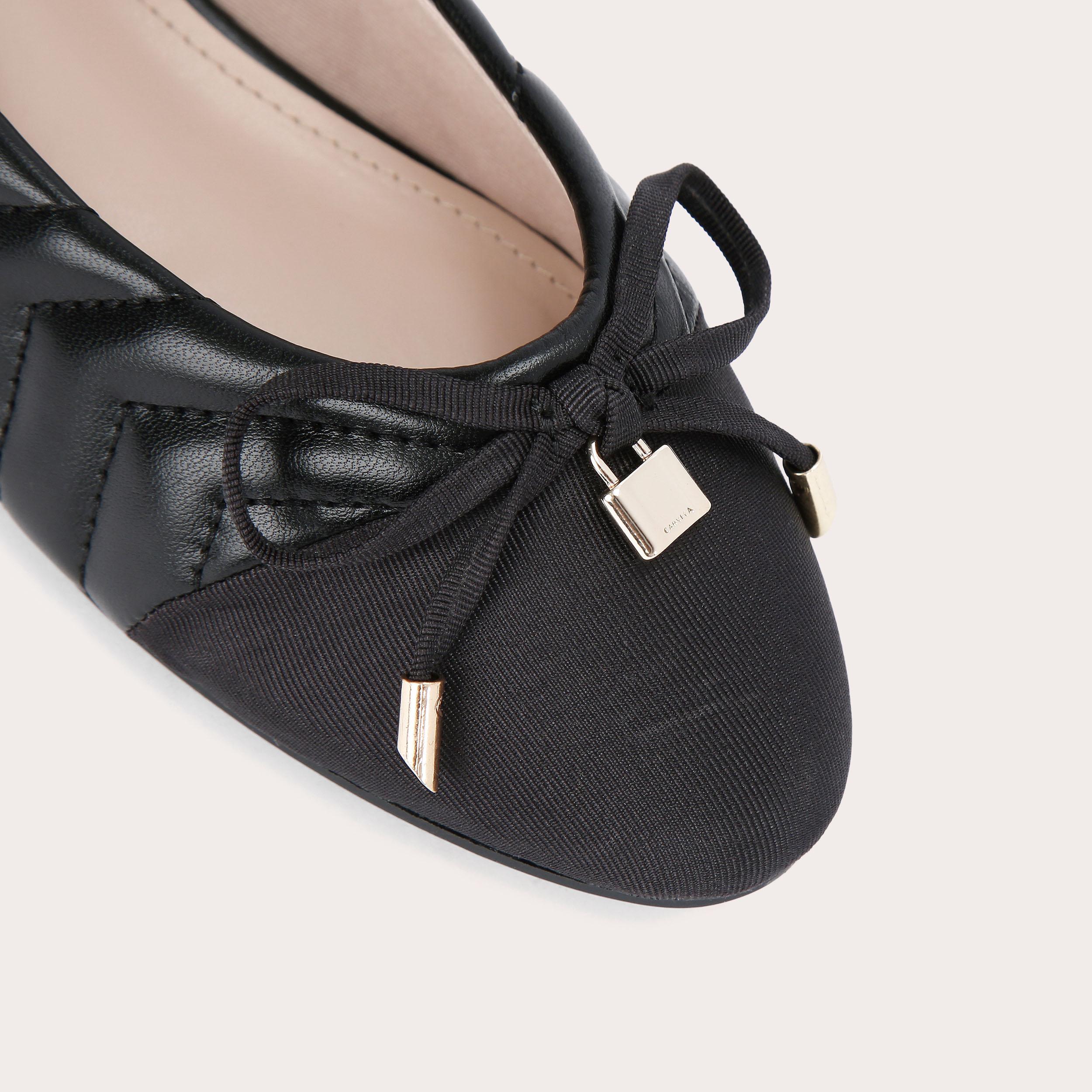 Carvela black flat shoes on sale