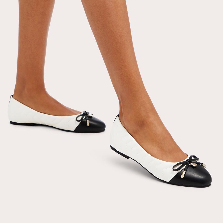 LARA BALLERINA White Ballet Flat by CARVELA