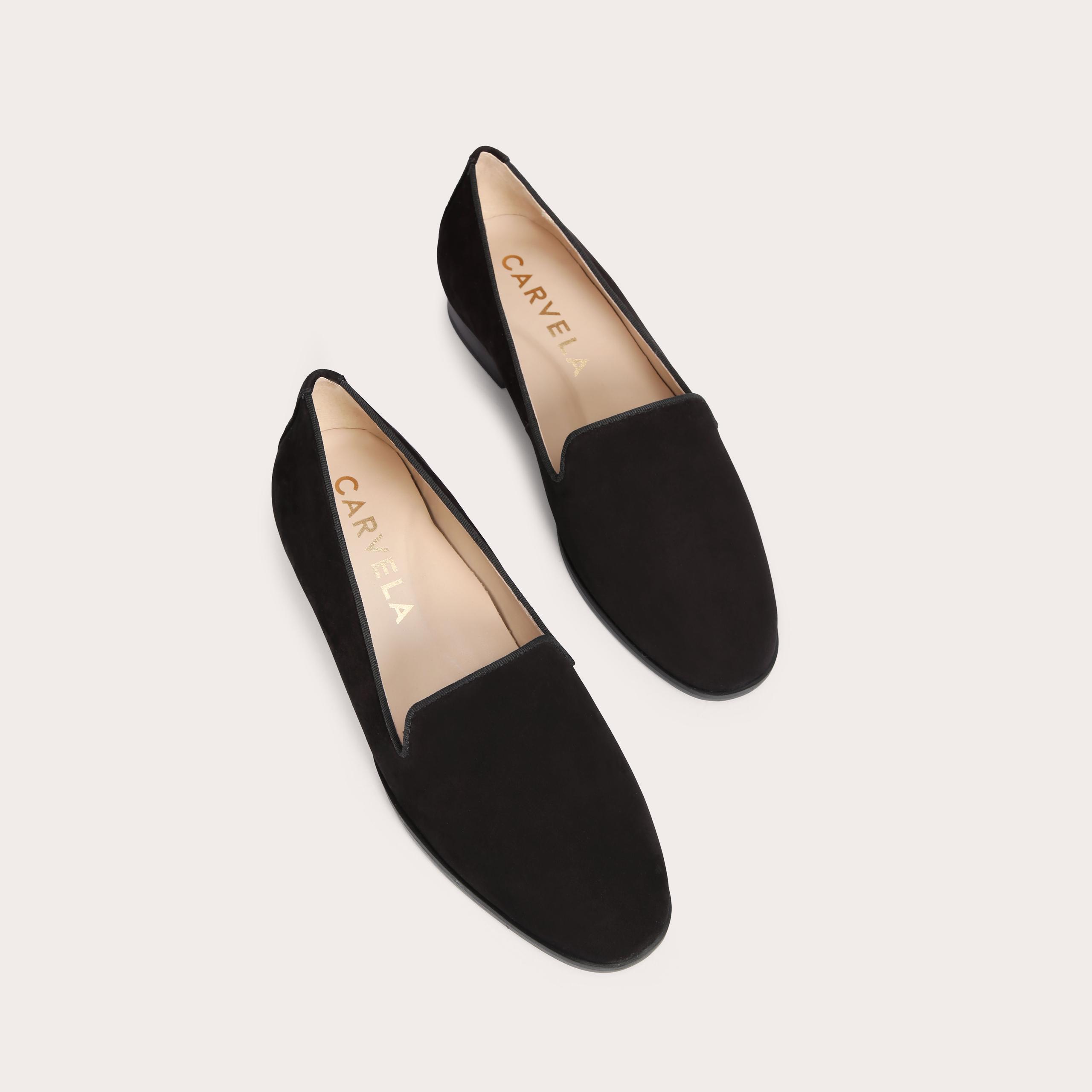carvela black suede