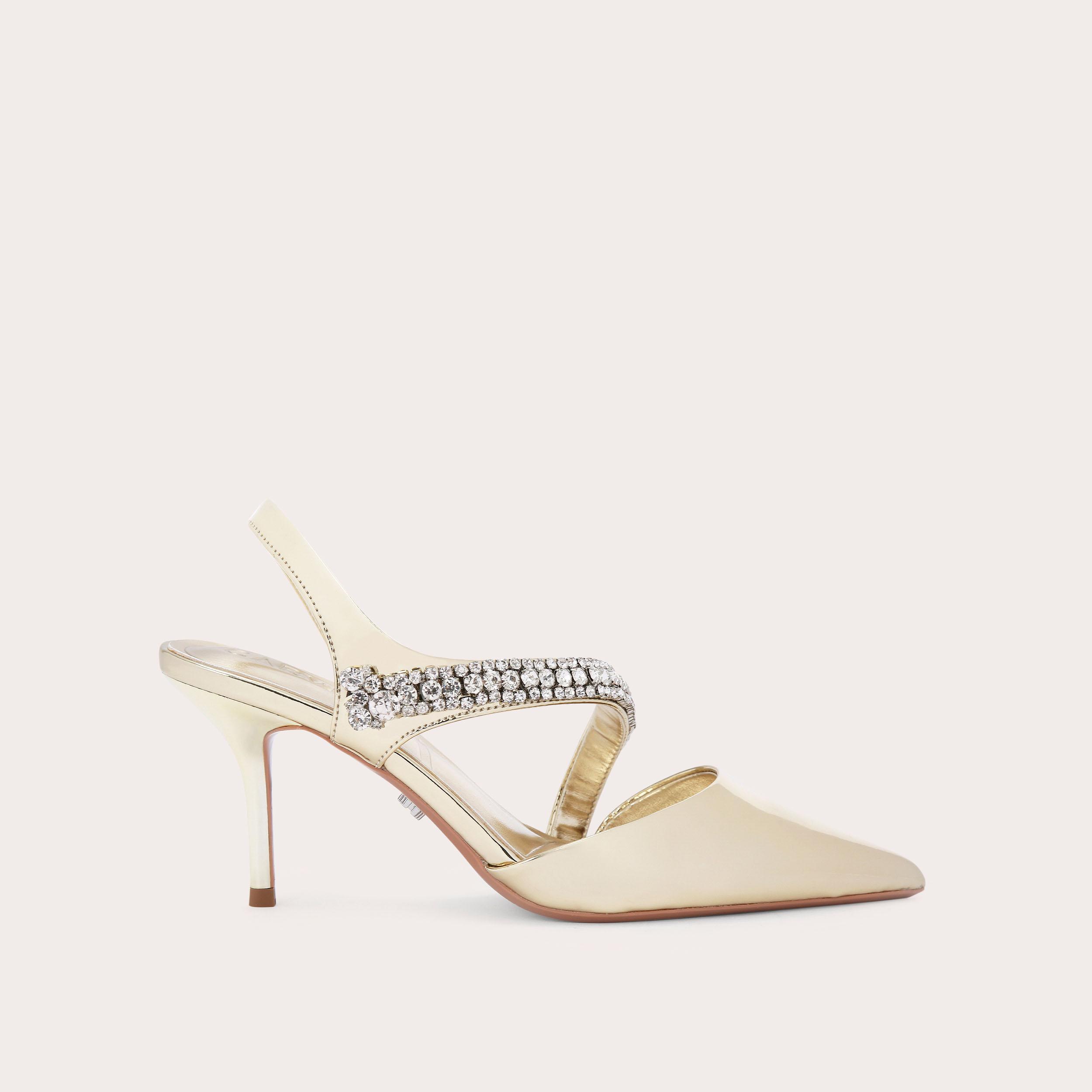 Gold hotsell carvela heels