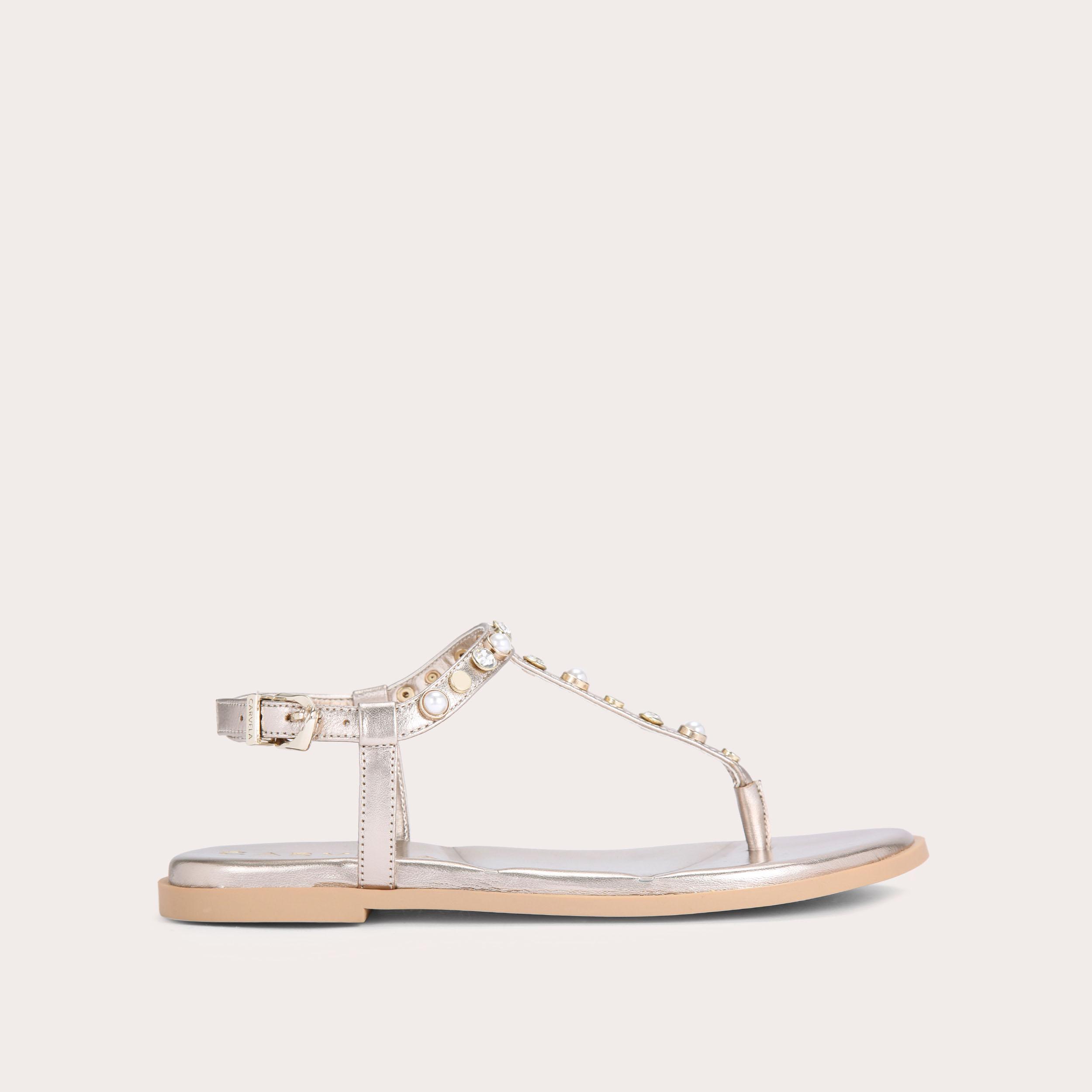 Carvela koncert 2025 tan sandals