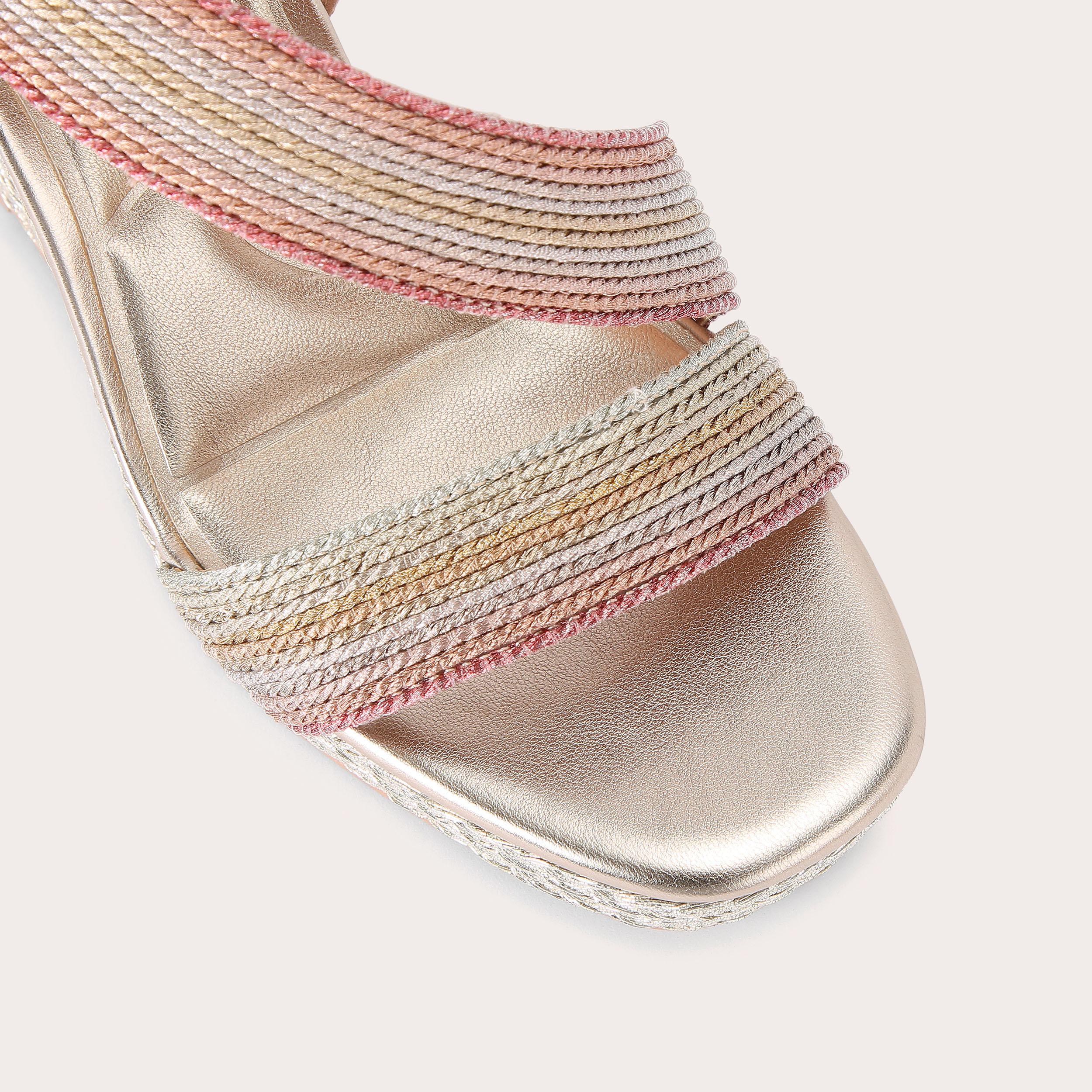 Carvela rose 2025 gold sandals