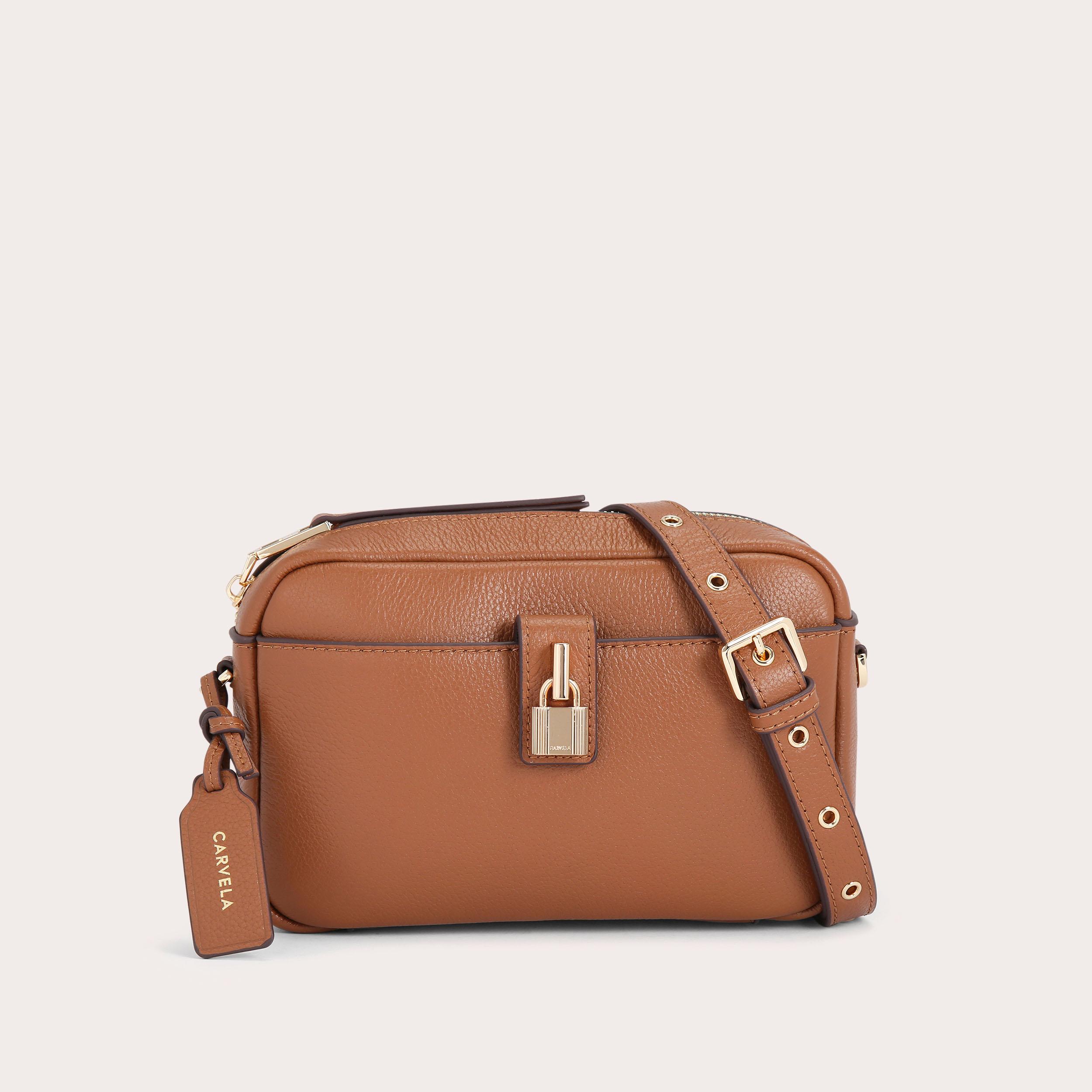 HENLEY CAMERA BAG Tan Camera Bag by CARVELA
