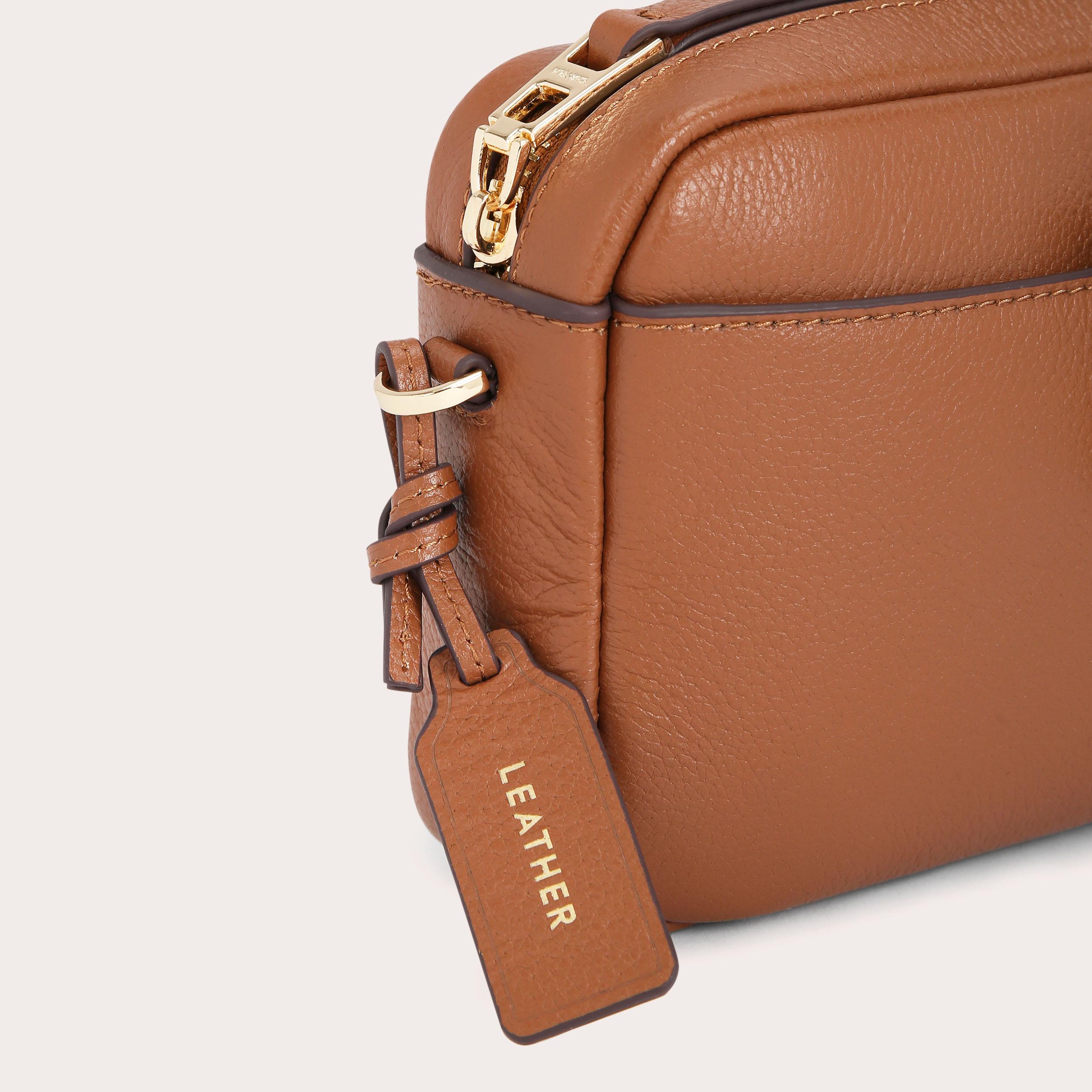 HENLEY CAMERA BAG Tan Camera Bag by CARVELA