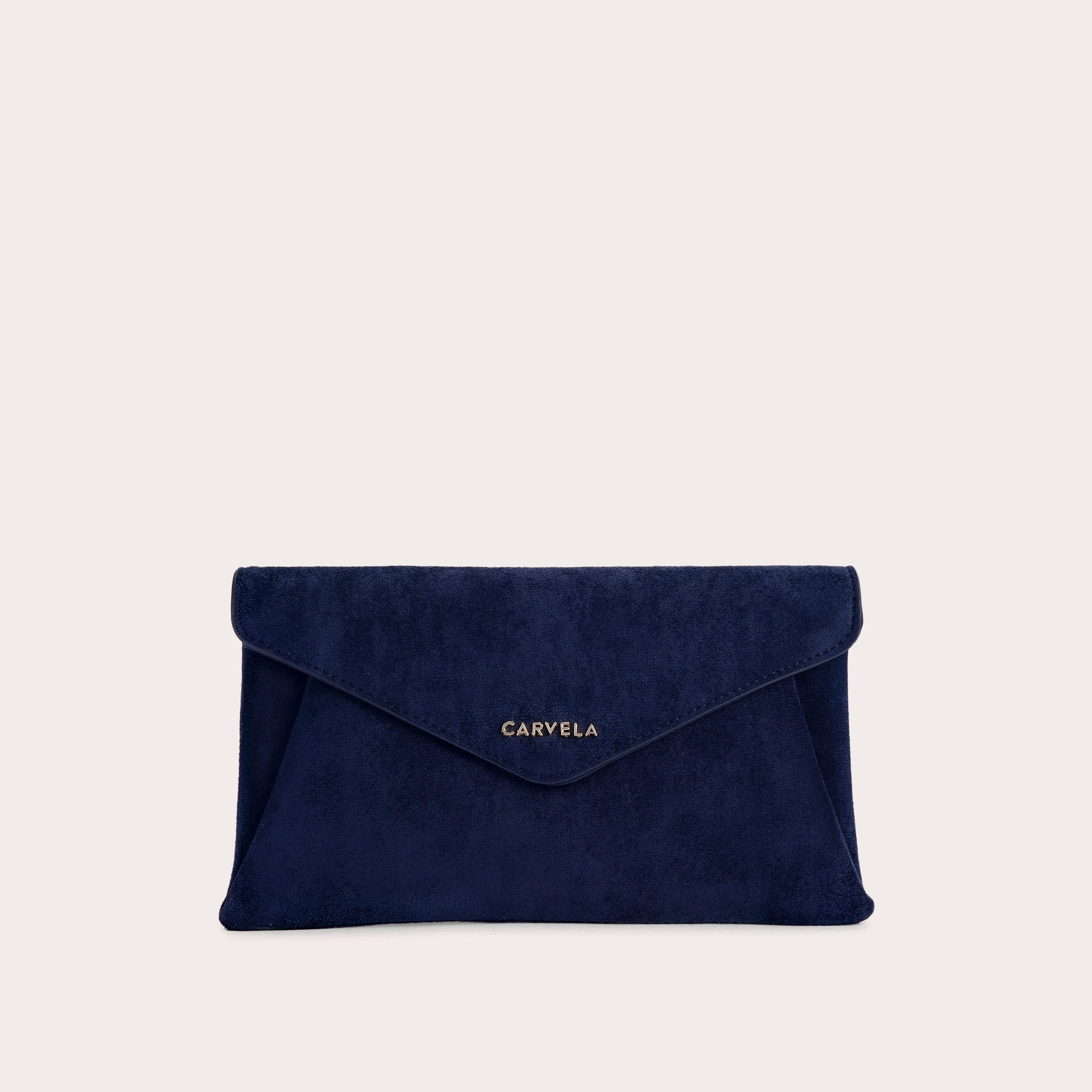 MEGAN ENVELOPE CLUTCH Black Clutch Bag by CARVELA