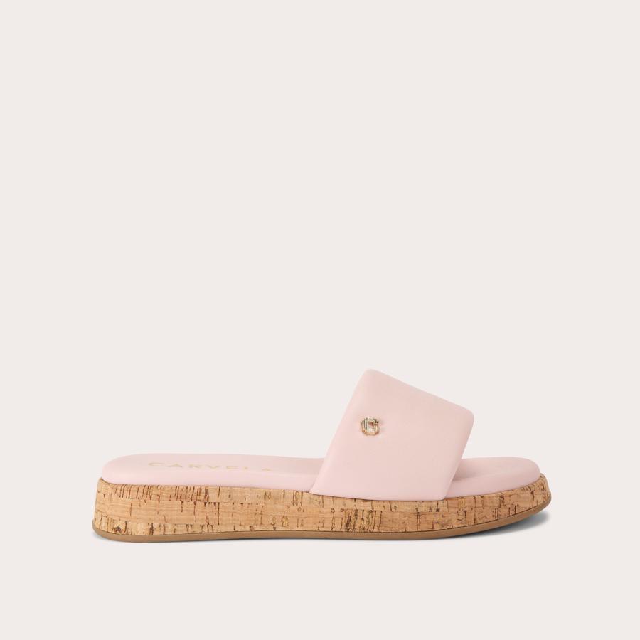 Pale pink mules fashion