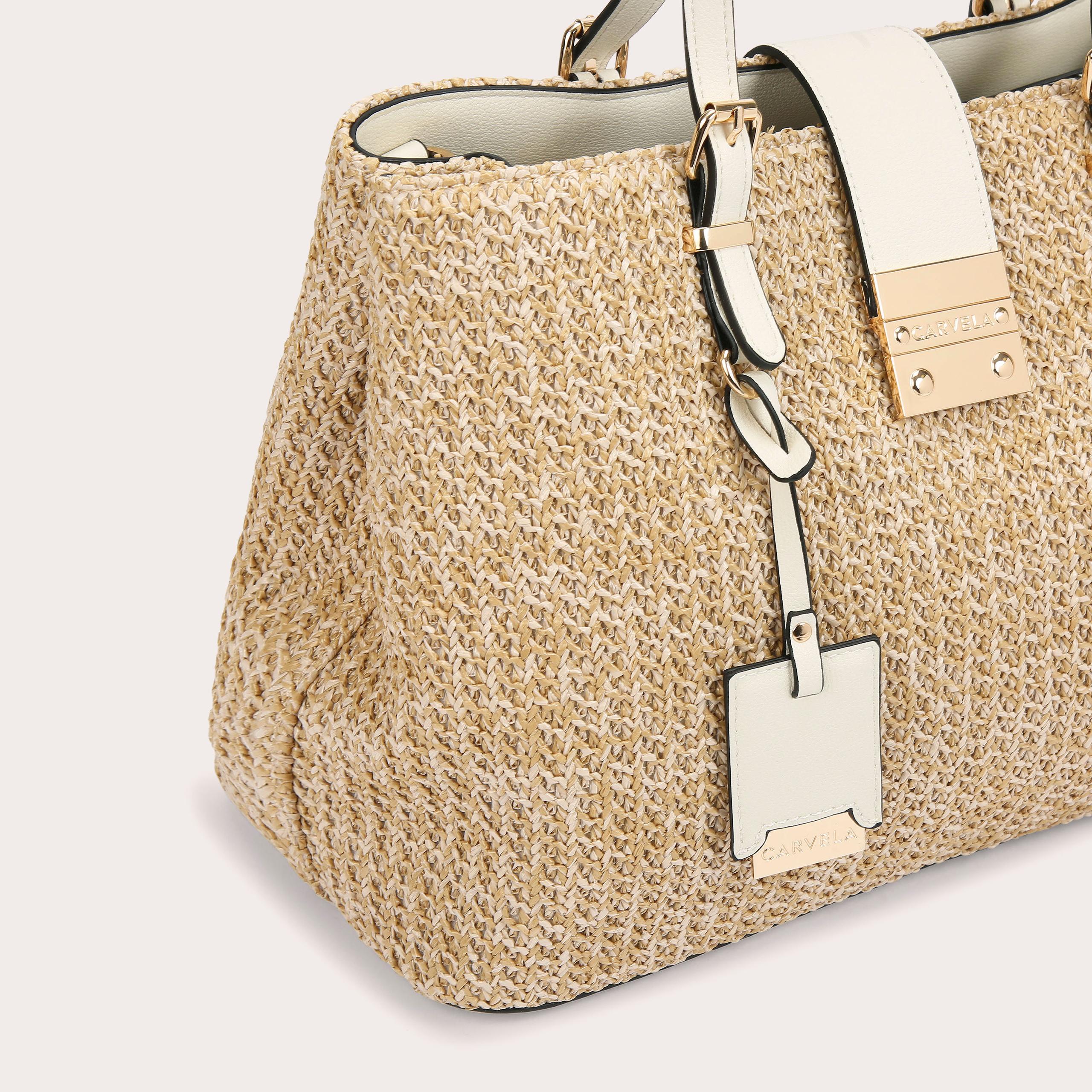 Carvela store raffia bag