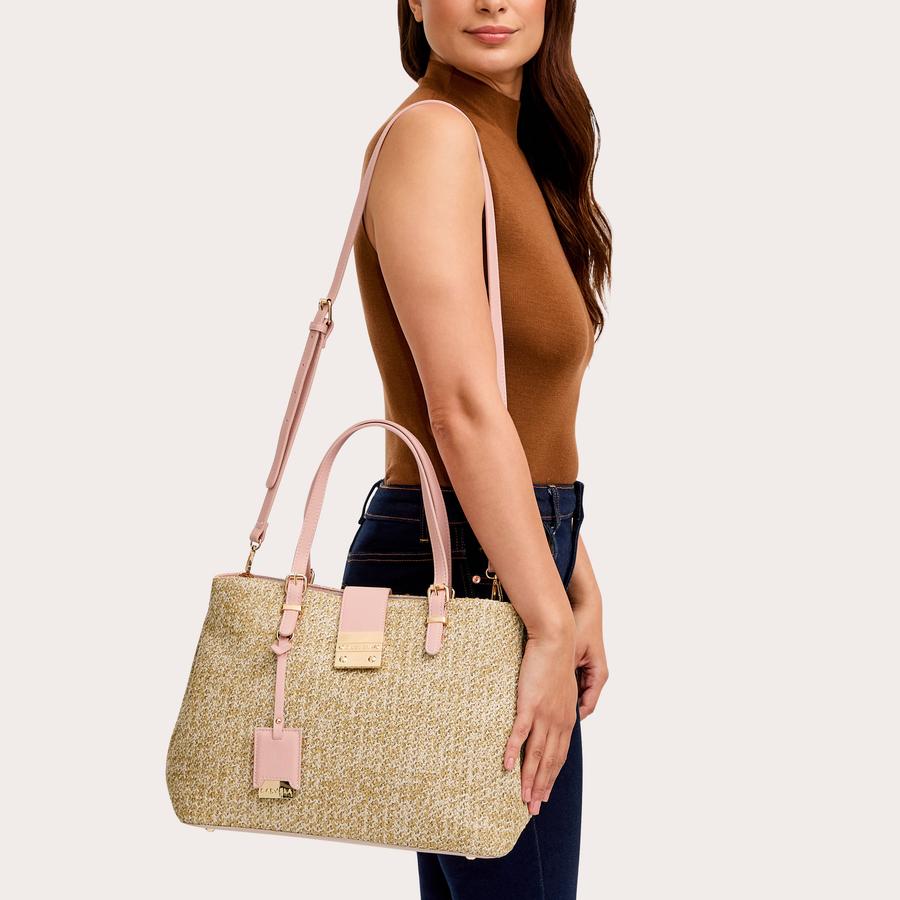 MIDI MANDY 2 Textile Tote Bag by CARVELA